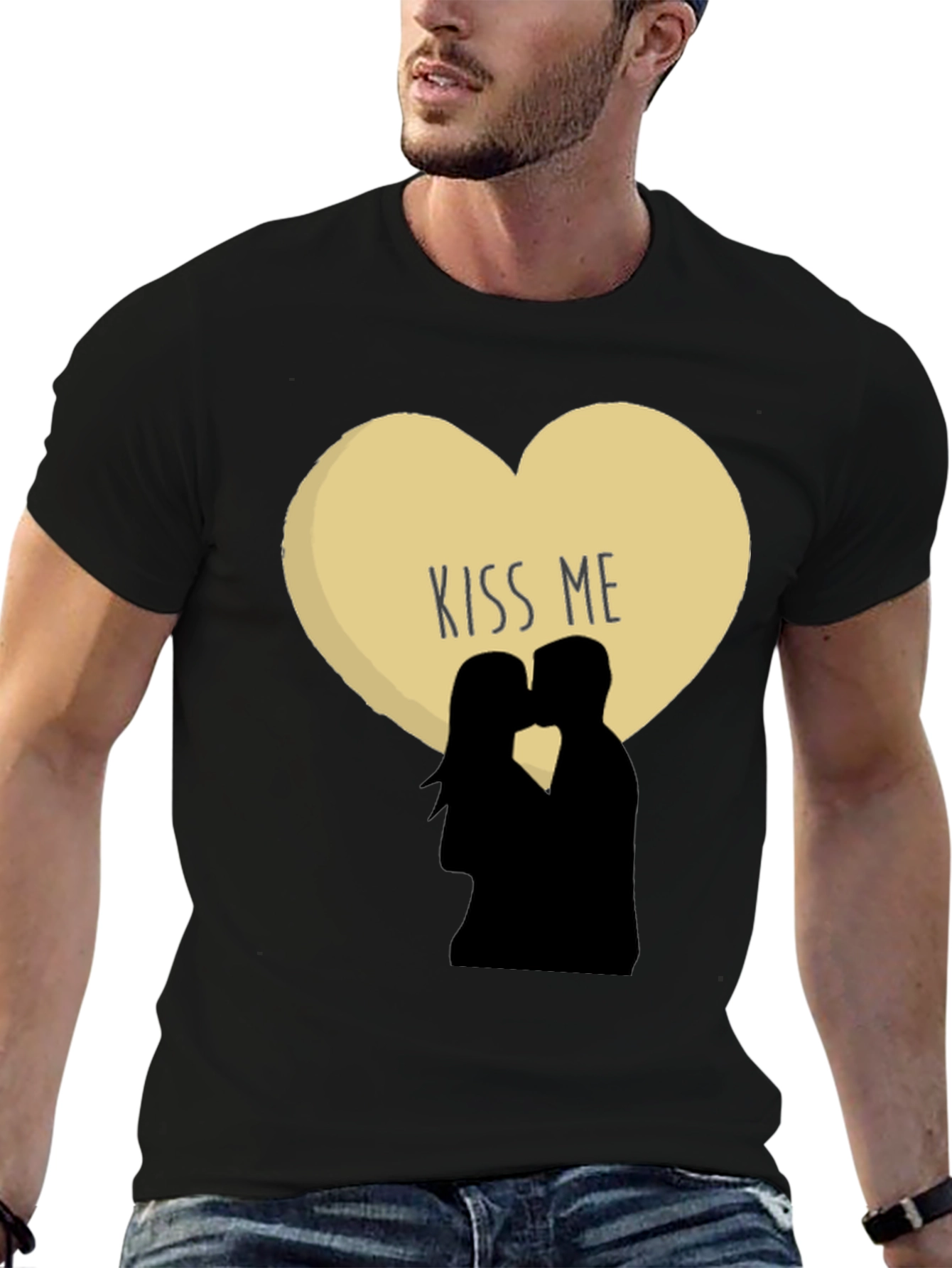 Kiss Me T-Shirt Romantic Tee Couples Shirt