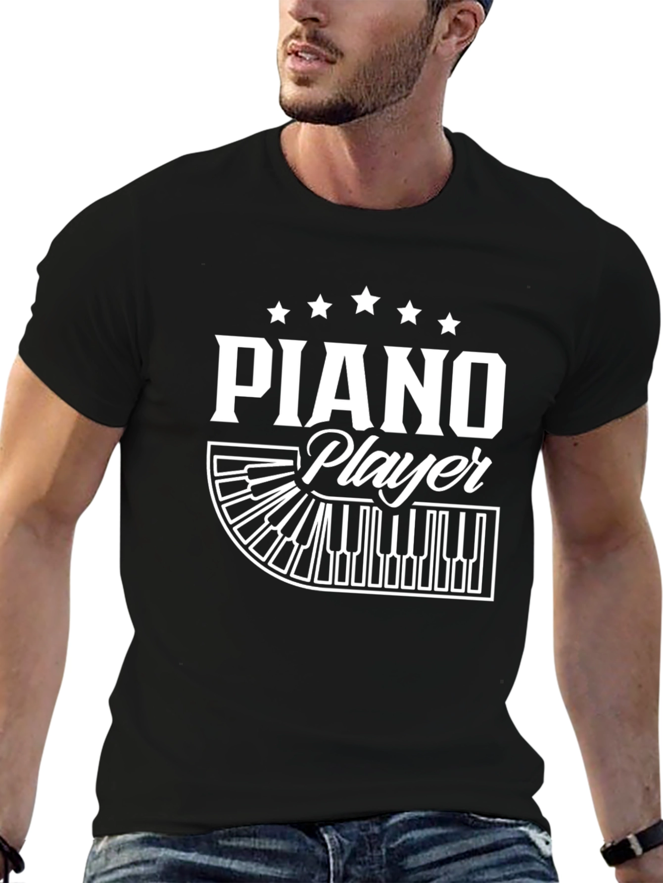 Piano Player Graphic Tee
