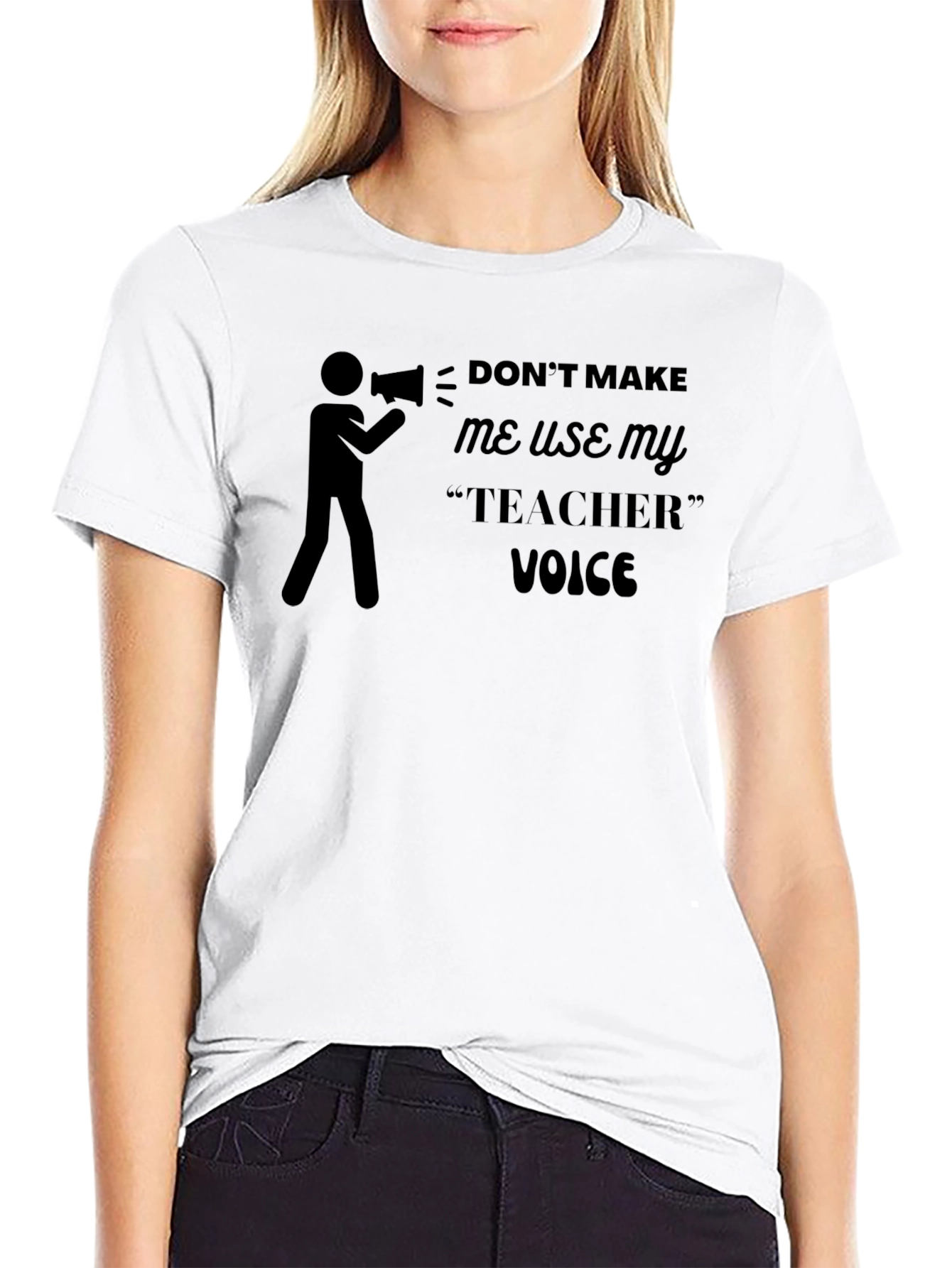Teacher Voice Graphic Tee - Funny Teacher Shirt