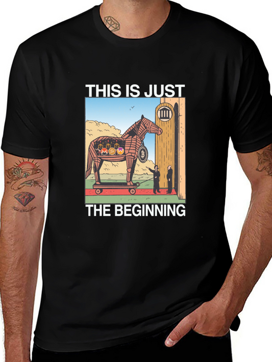 Crypto Trojan Horse Graphic T-Shirt - This is Just the Beginning