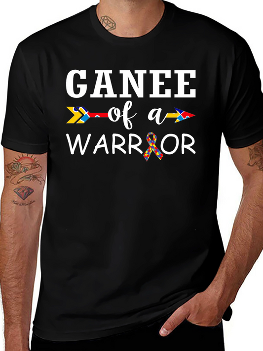Ganee of a Warrior Autism Awareness T-Shirt