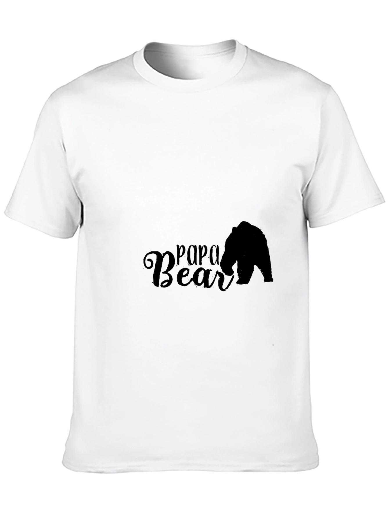 Papa Bear Black T-Shirt