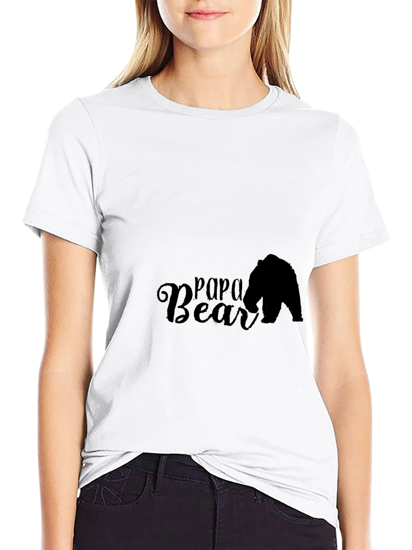 Papa Bear Black T-Shirt