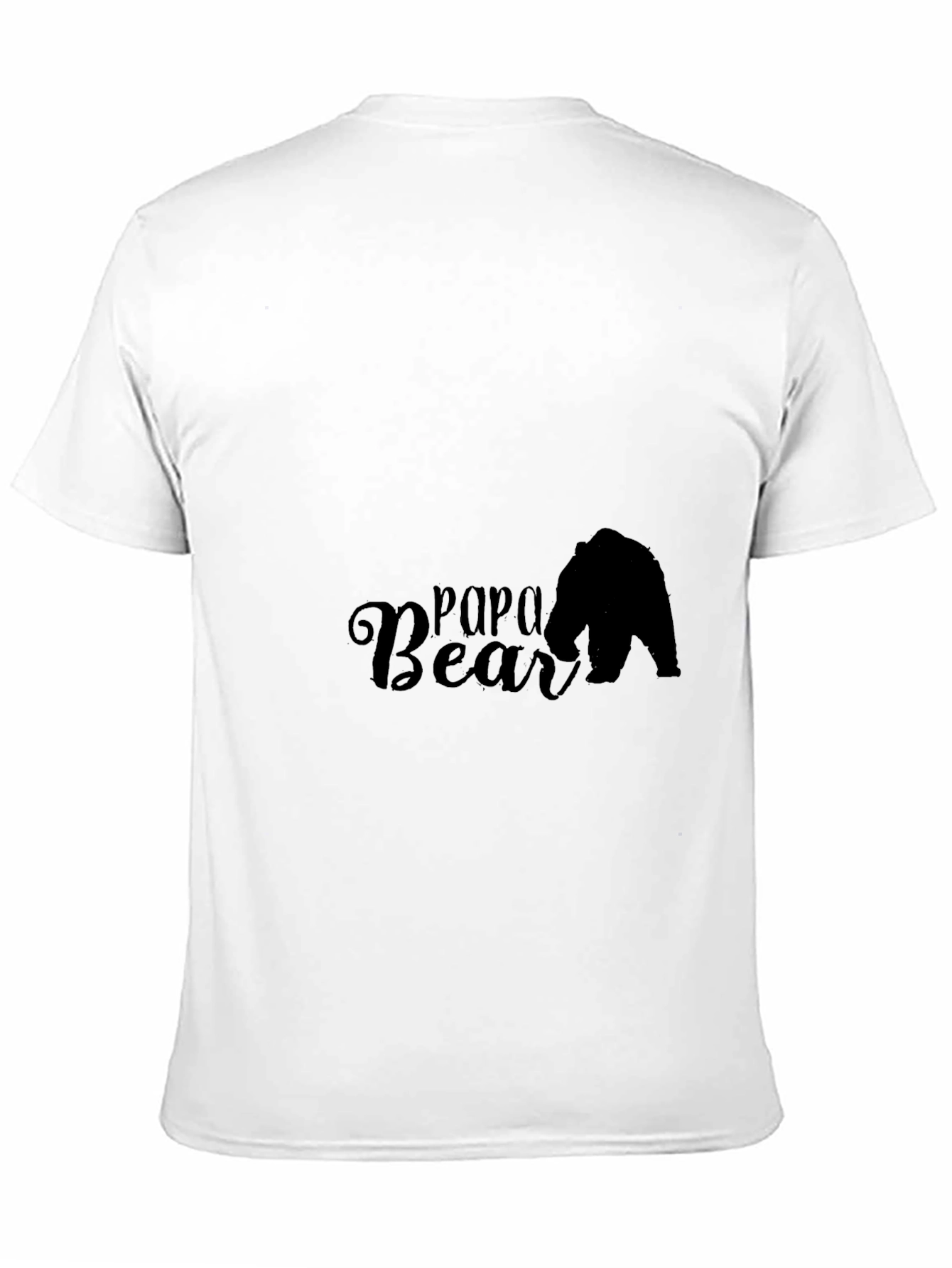 Papa Bear Black T-Shirt