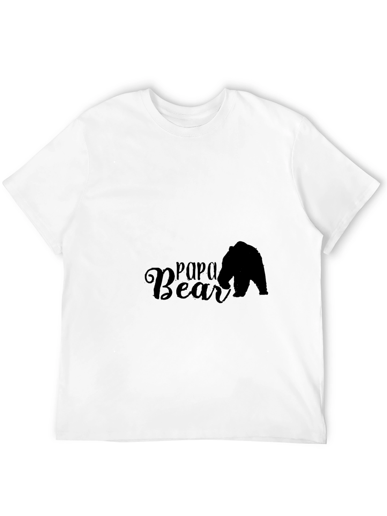 Papa Bear Black T-Shirt