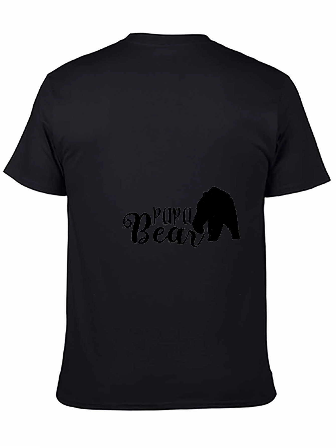 Papa Bear Black T-Shirt