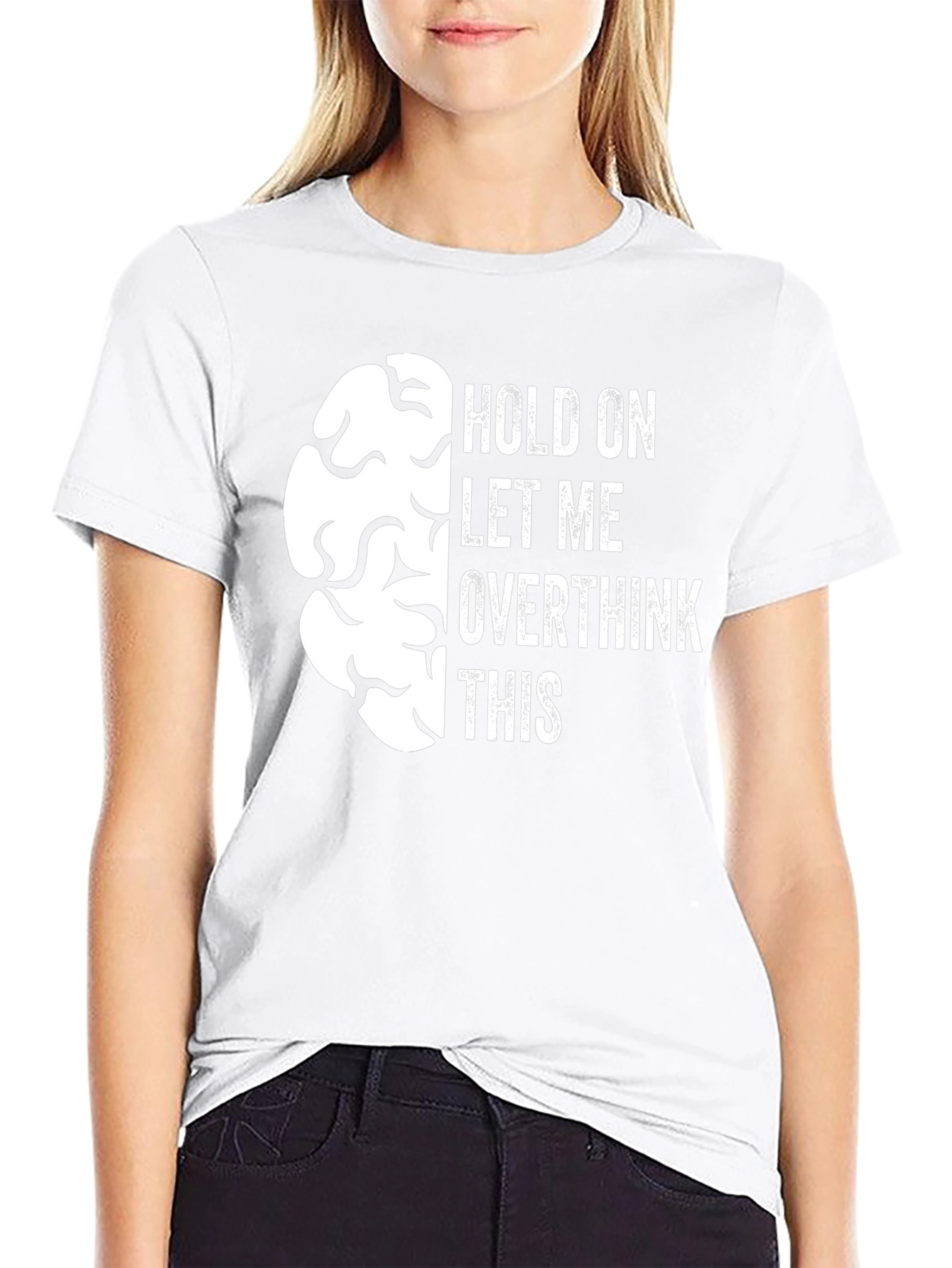 Overthink Brain Graphic Tee - Funny Sarcastic T-Shirt