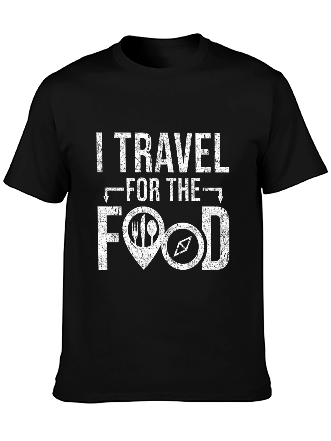 I Travel for The Food Graphic Tee