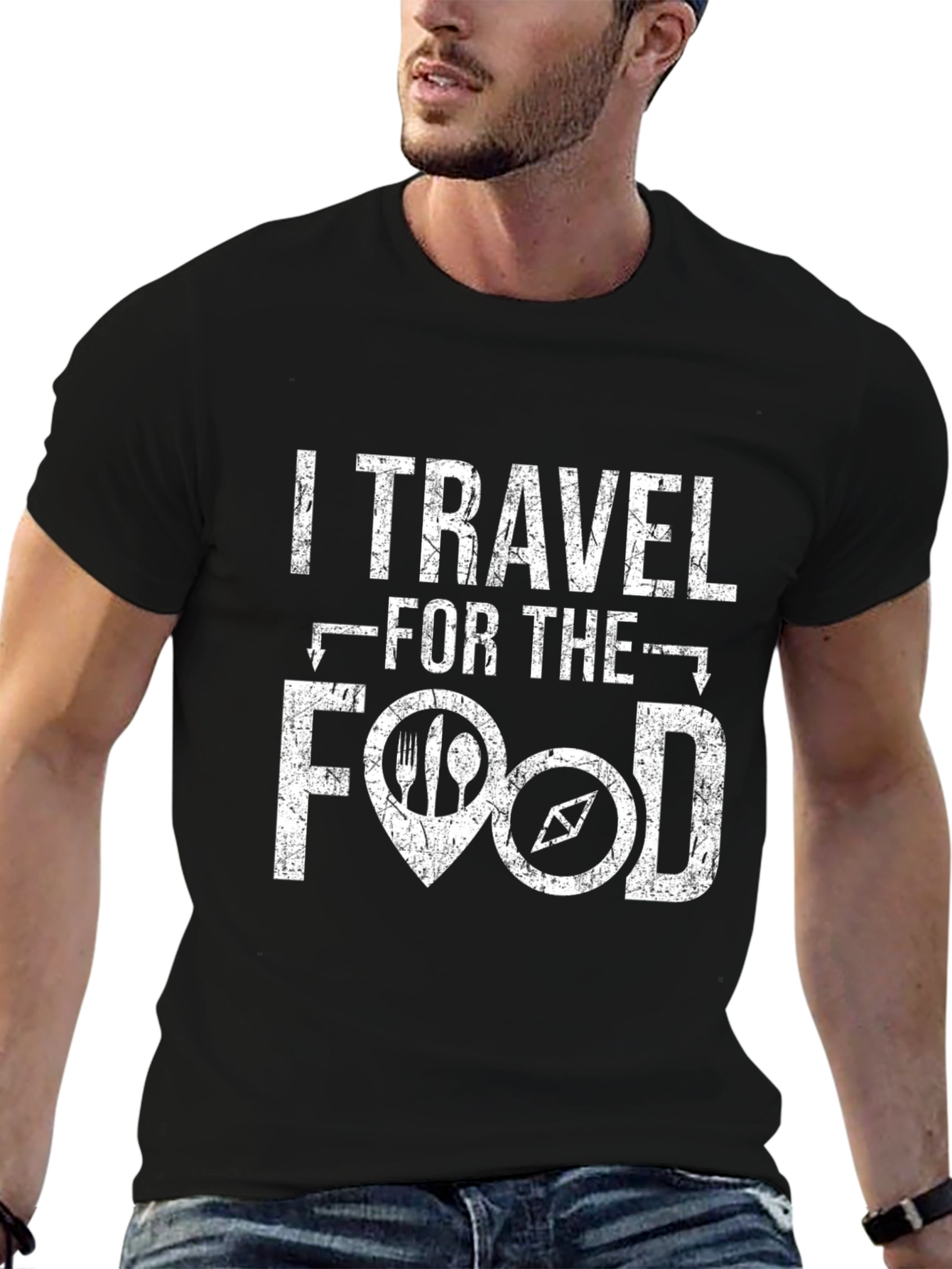 I Travel for The Food Graphic Tee