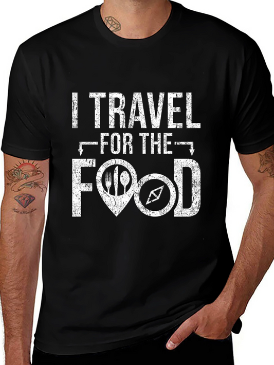 I Travel for The Food Graphic Tee