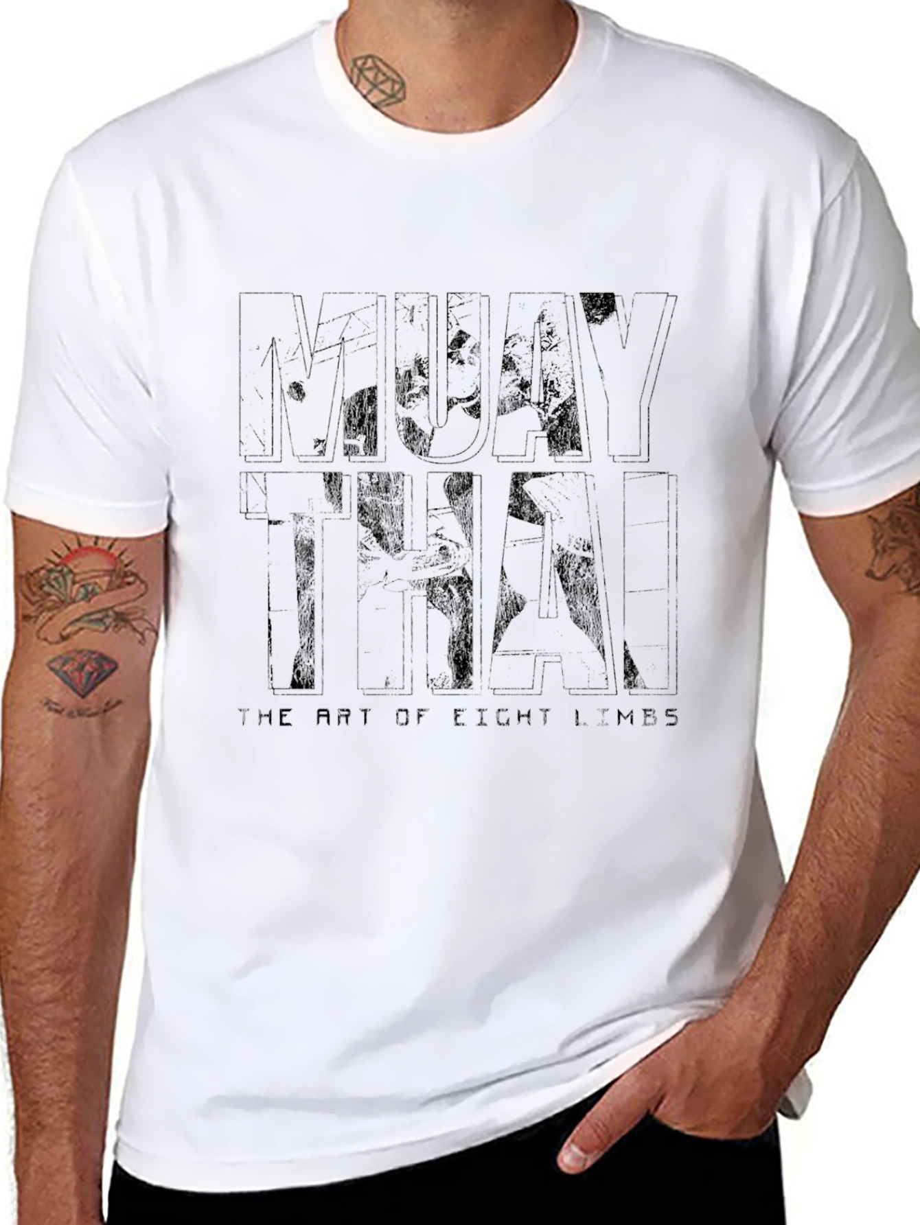 Muay Thai Art of Eight Limbs Graphic Tee