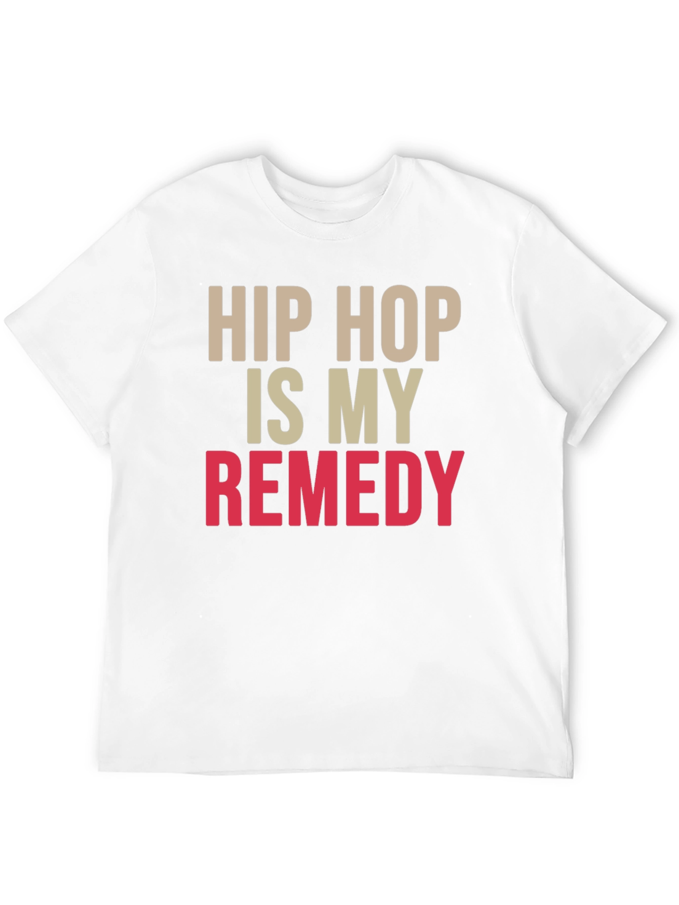 Hip Hop Is My Remedy Black T-Shirt