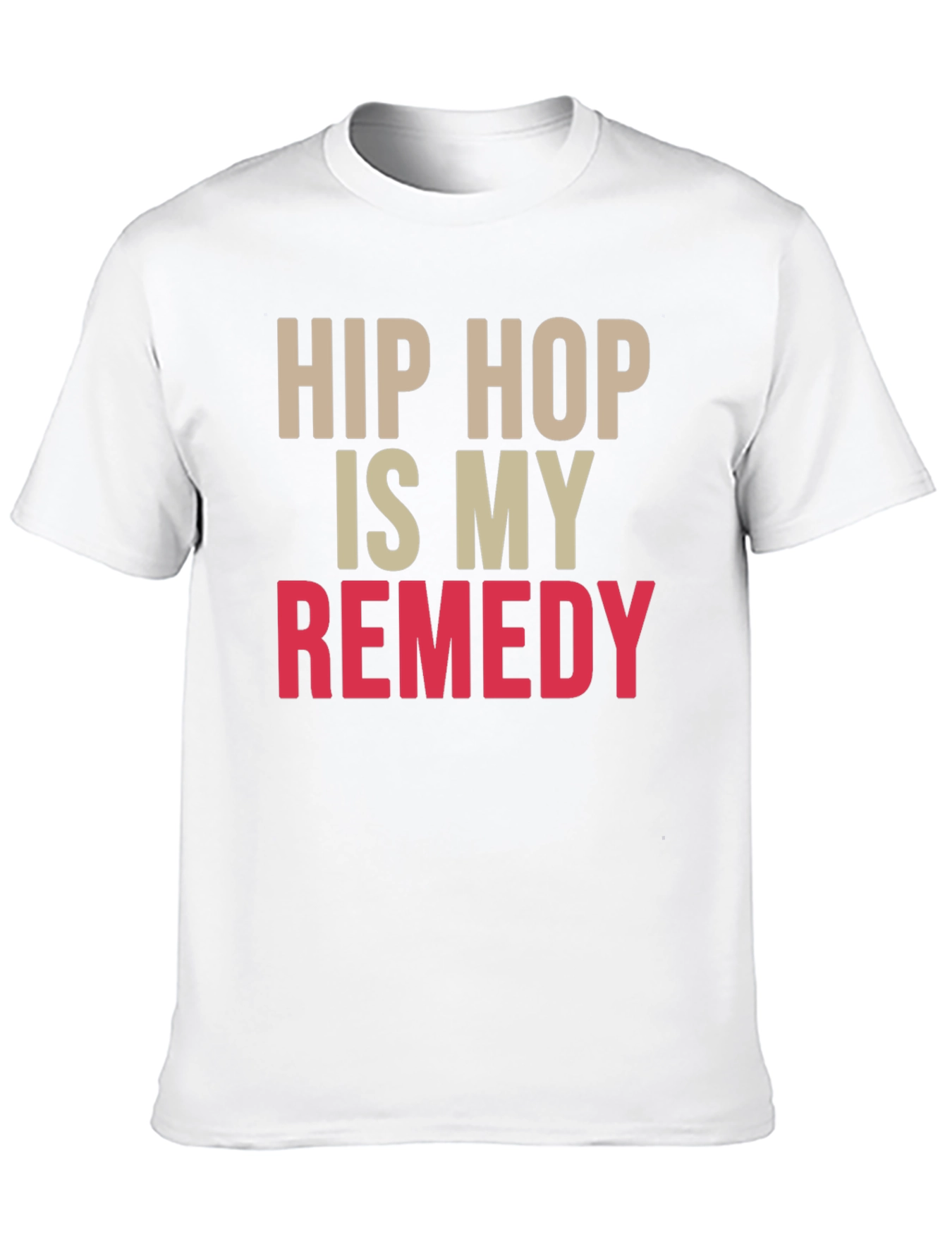 Hip Hop Is My Remedy Black T-Shirt
