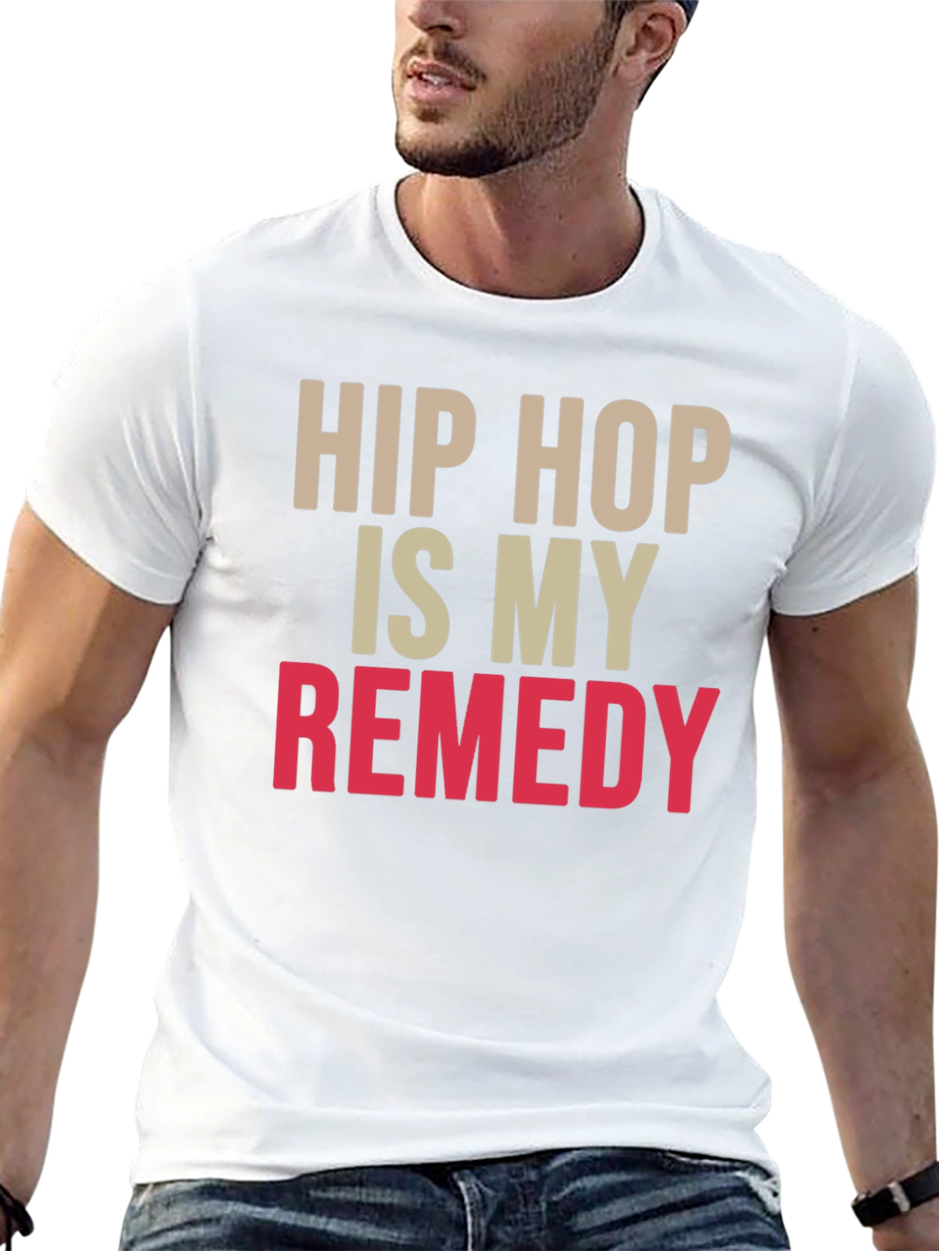 Hip Hop Is My Remedy Black T-Shirt