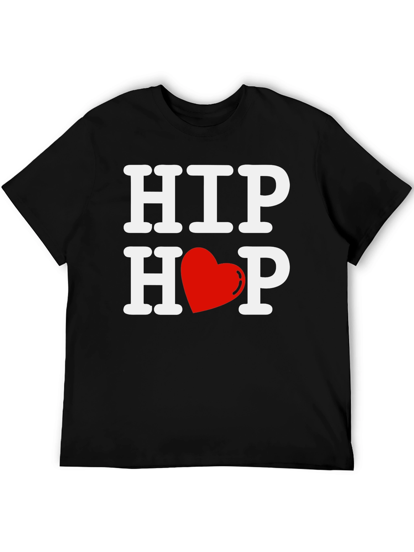 Hip Hop Heart T-Shirt - Graphic Print
