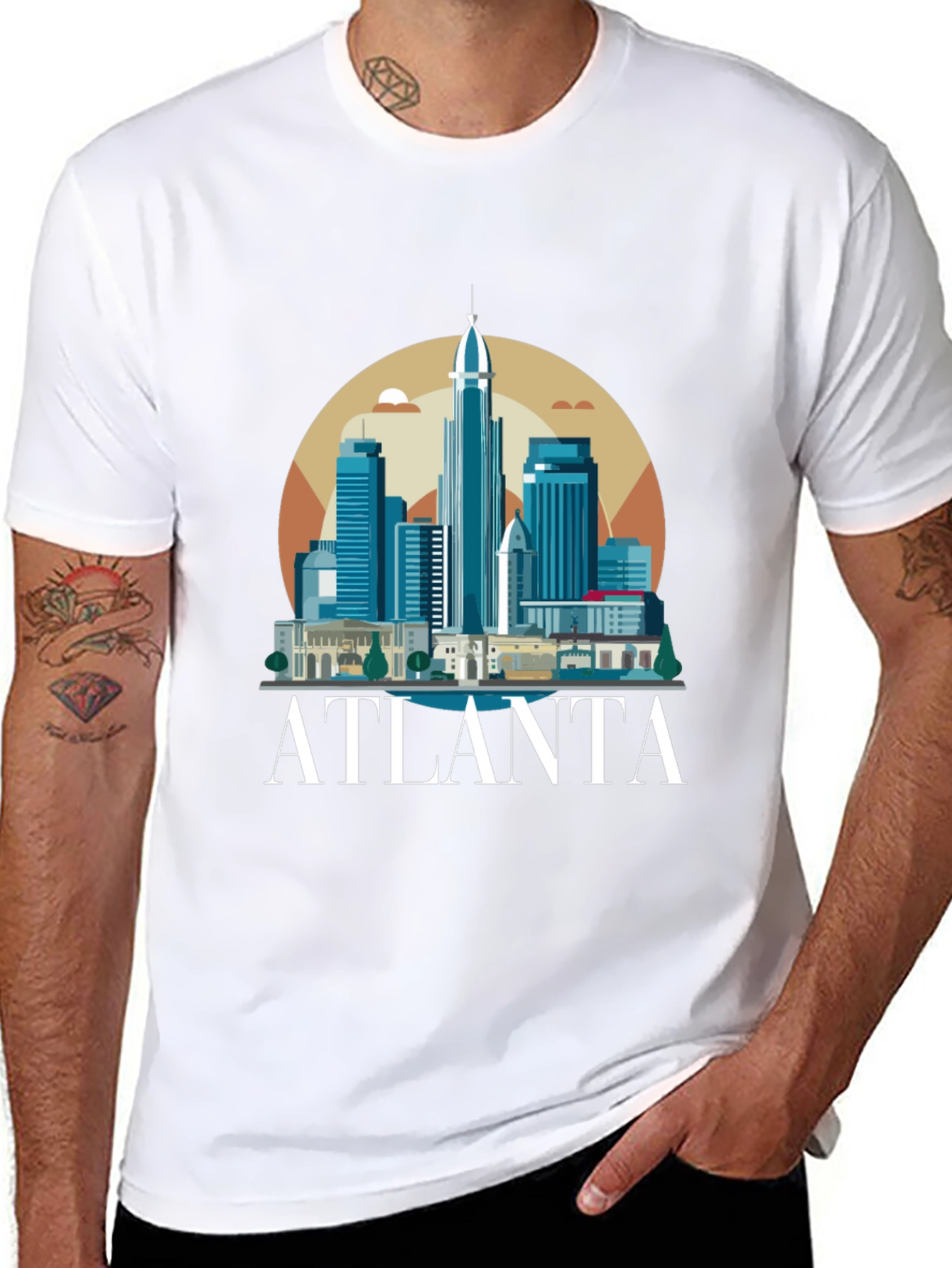 Atlanta Skyline Graphic Tee