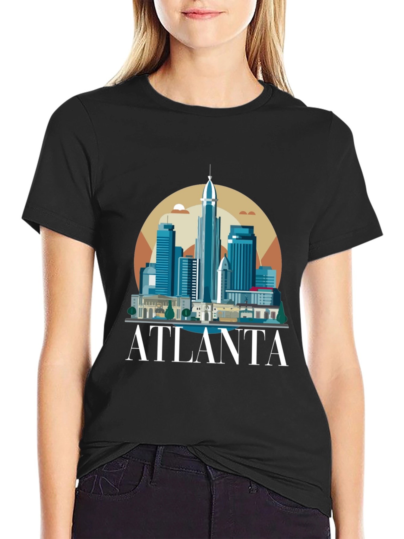 Atlanta Skyline Graphic Tee