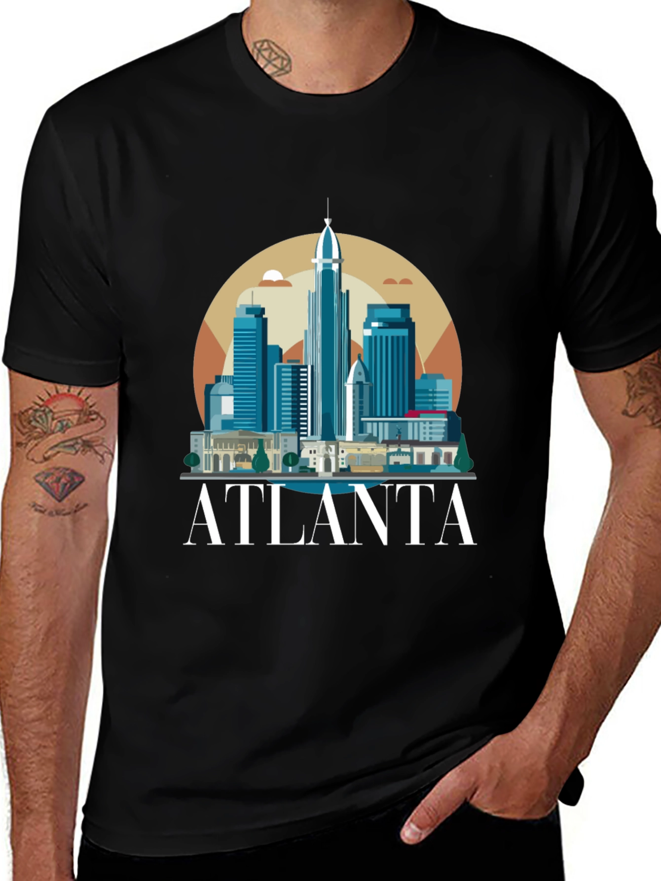 Atlanta Skyline Graphic Tee