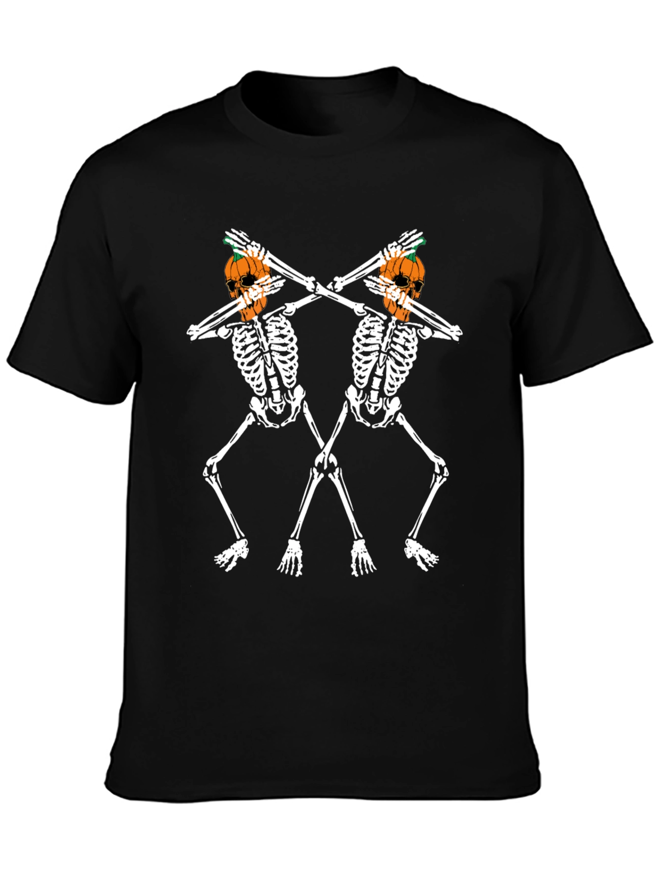 Spooky Season Skeleton Pumpkin T-Shirt