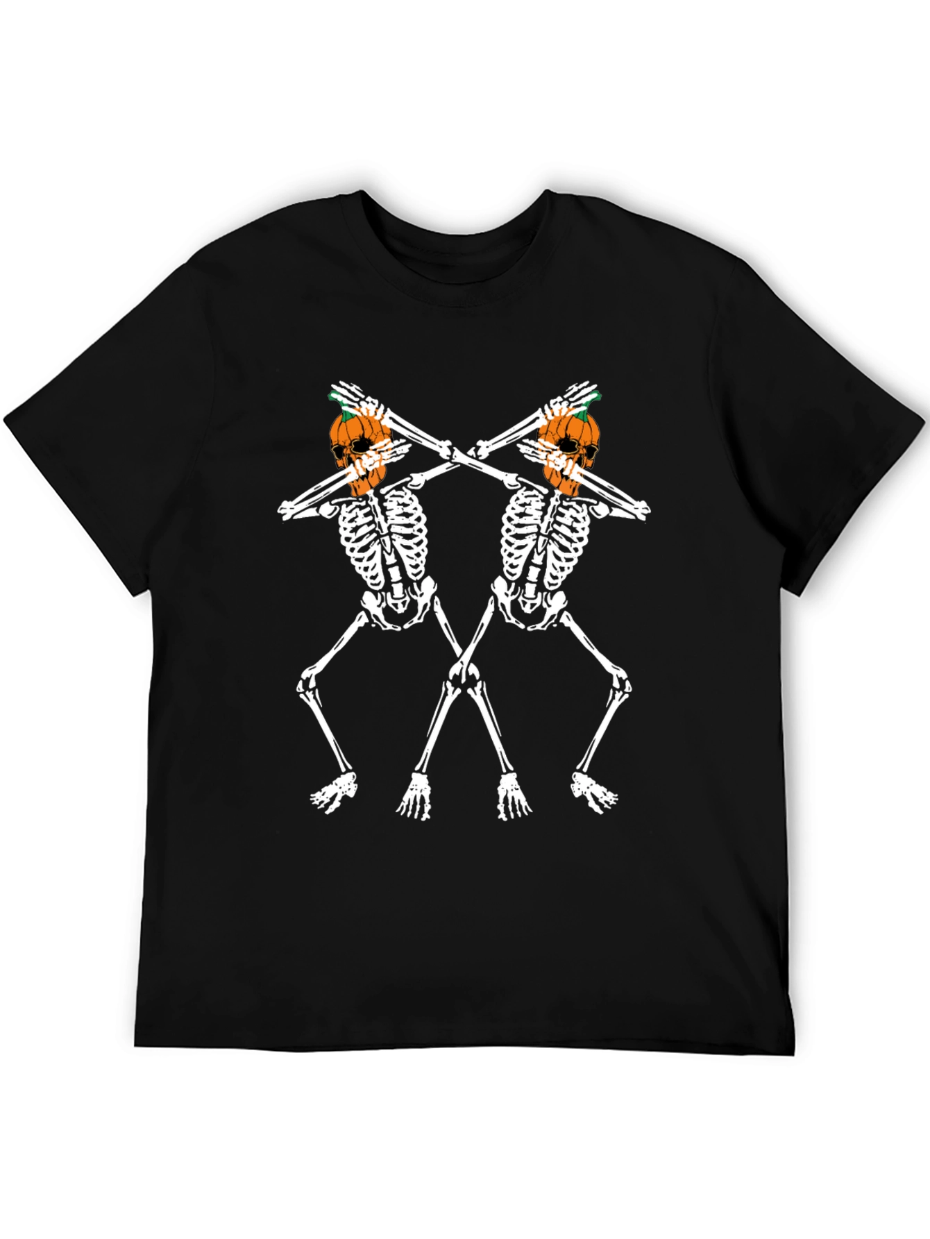 Spooky Season Skeleton Pumpkin T-Shirt