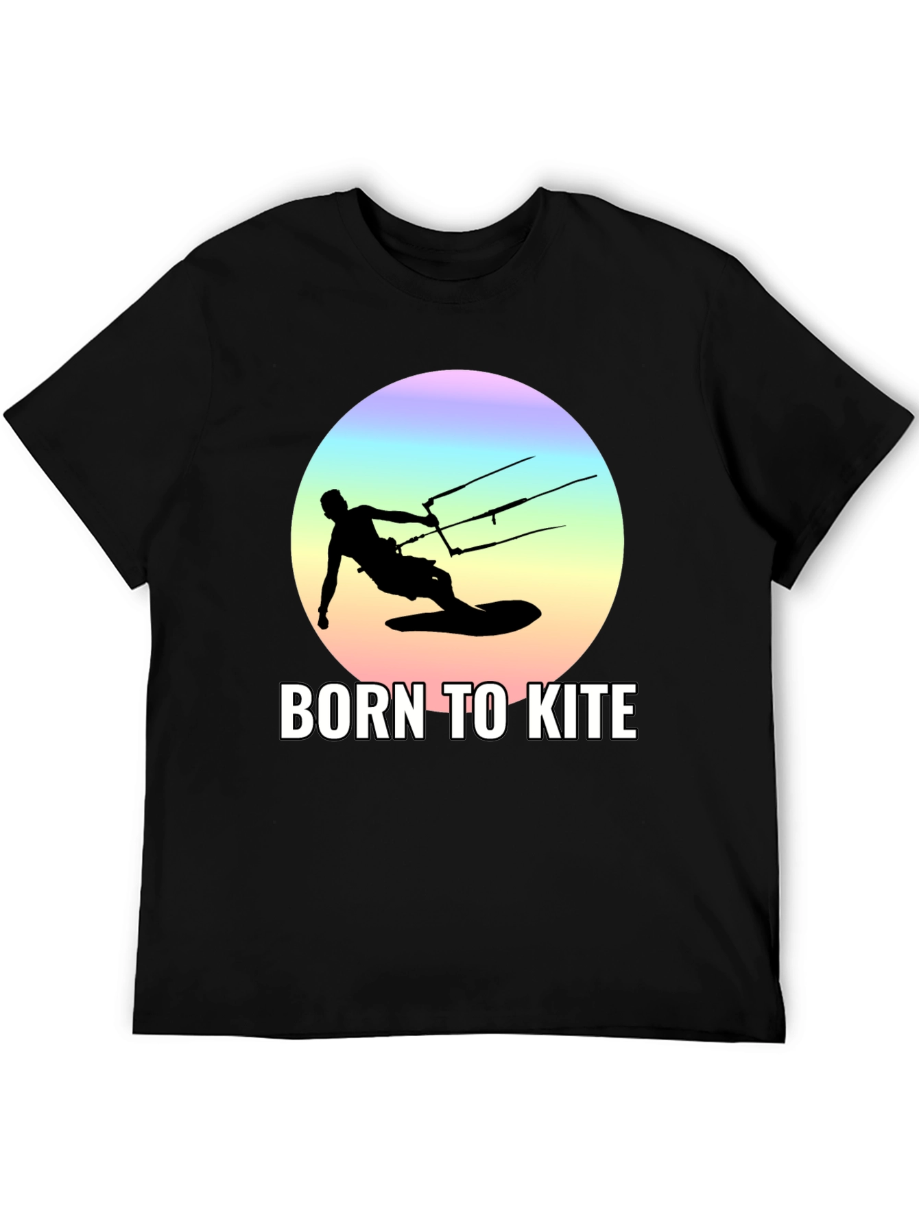 Born to Kite Black T-Shirt - Kitesurfing Apparel