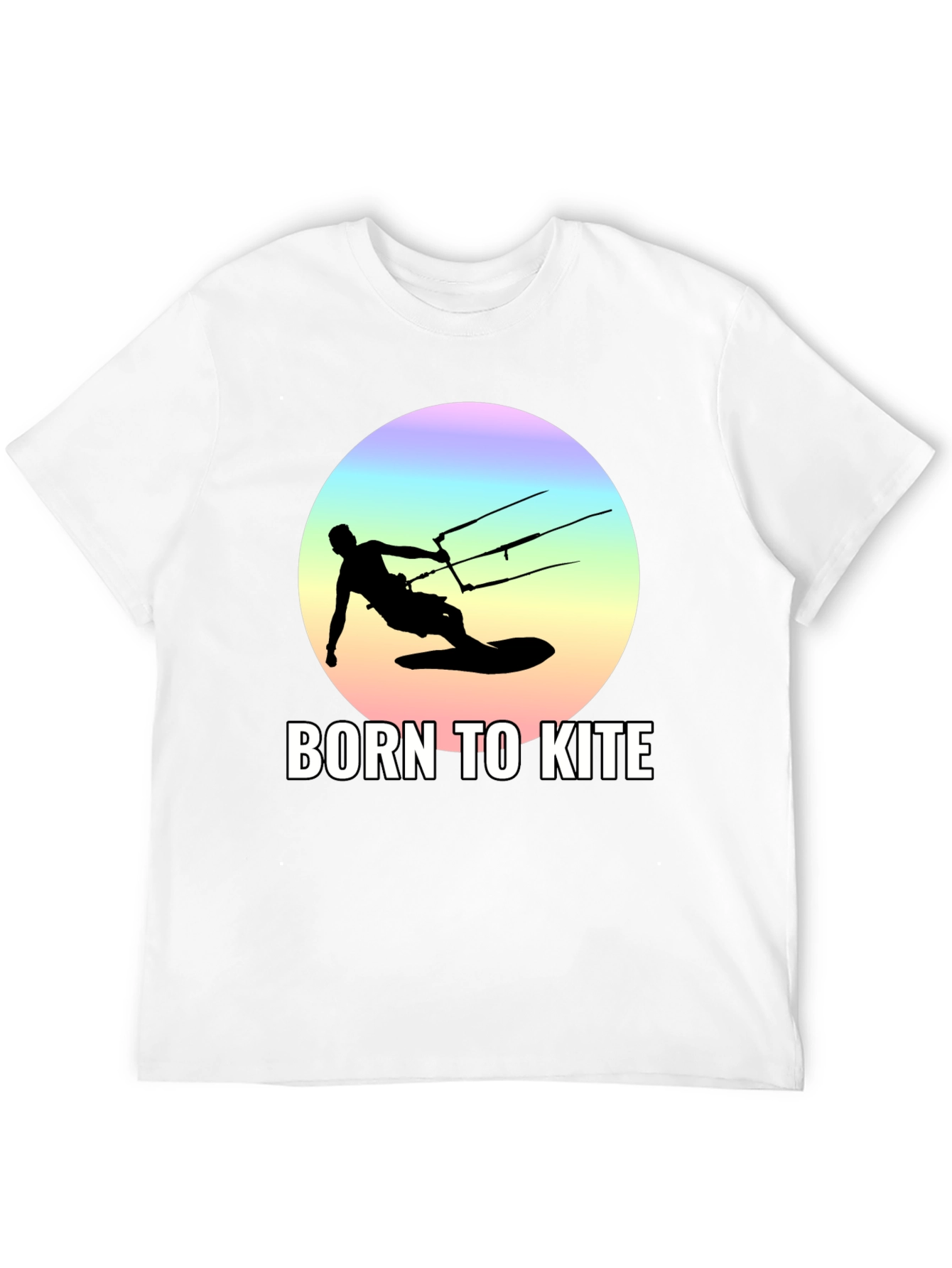 Born to Kite Black T-Shirt - Kitesurfing Apparel