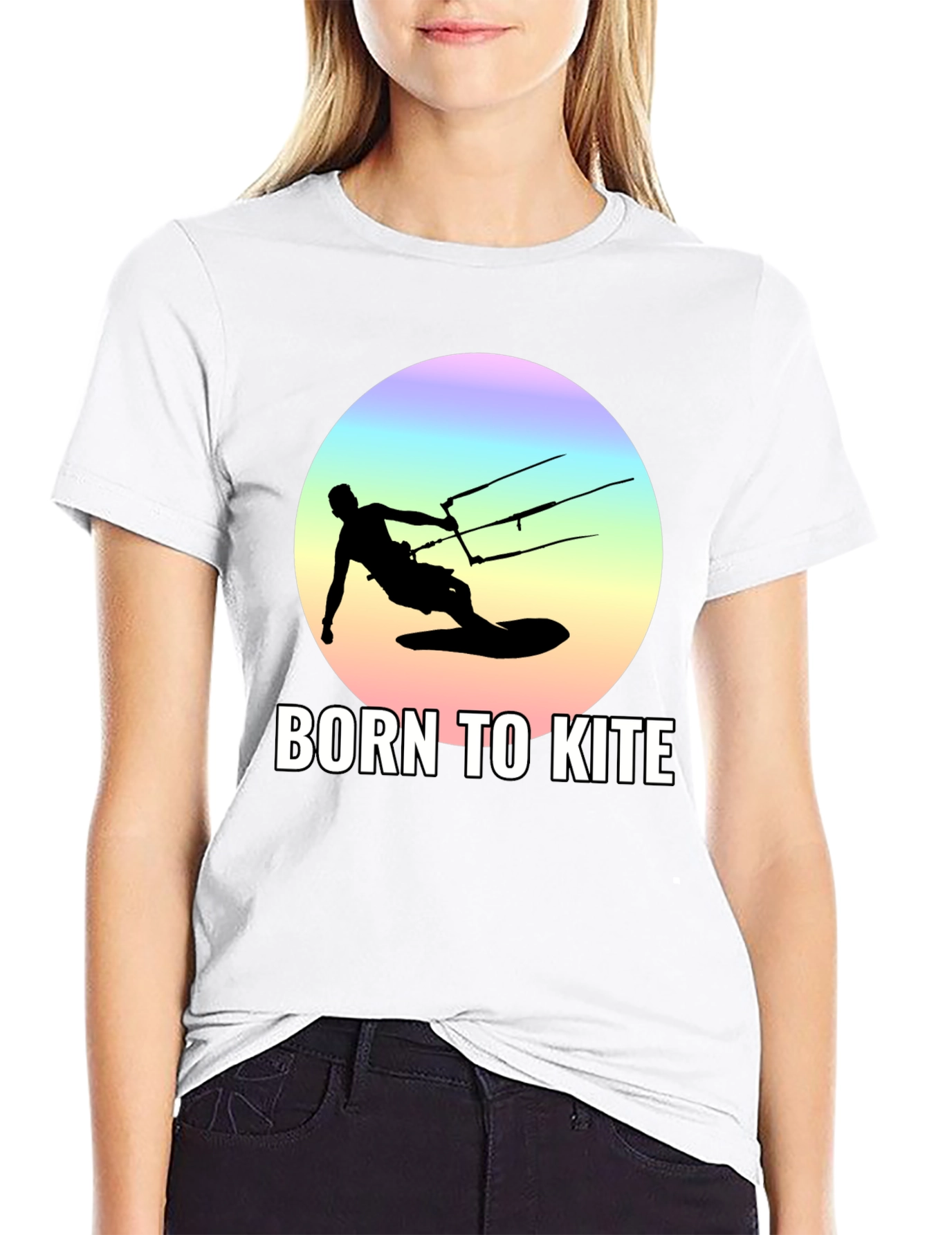 Born to Kite Black T-Shirt - Kitesurfing Apparel