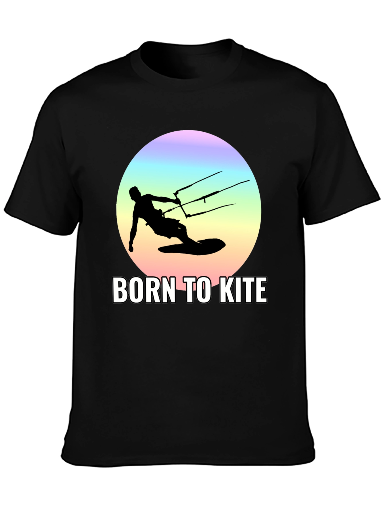 Born to Kite Black T-Shirt - Kitesurfing Apparel