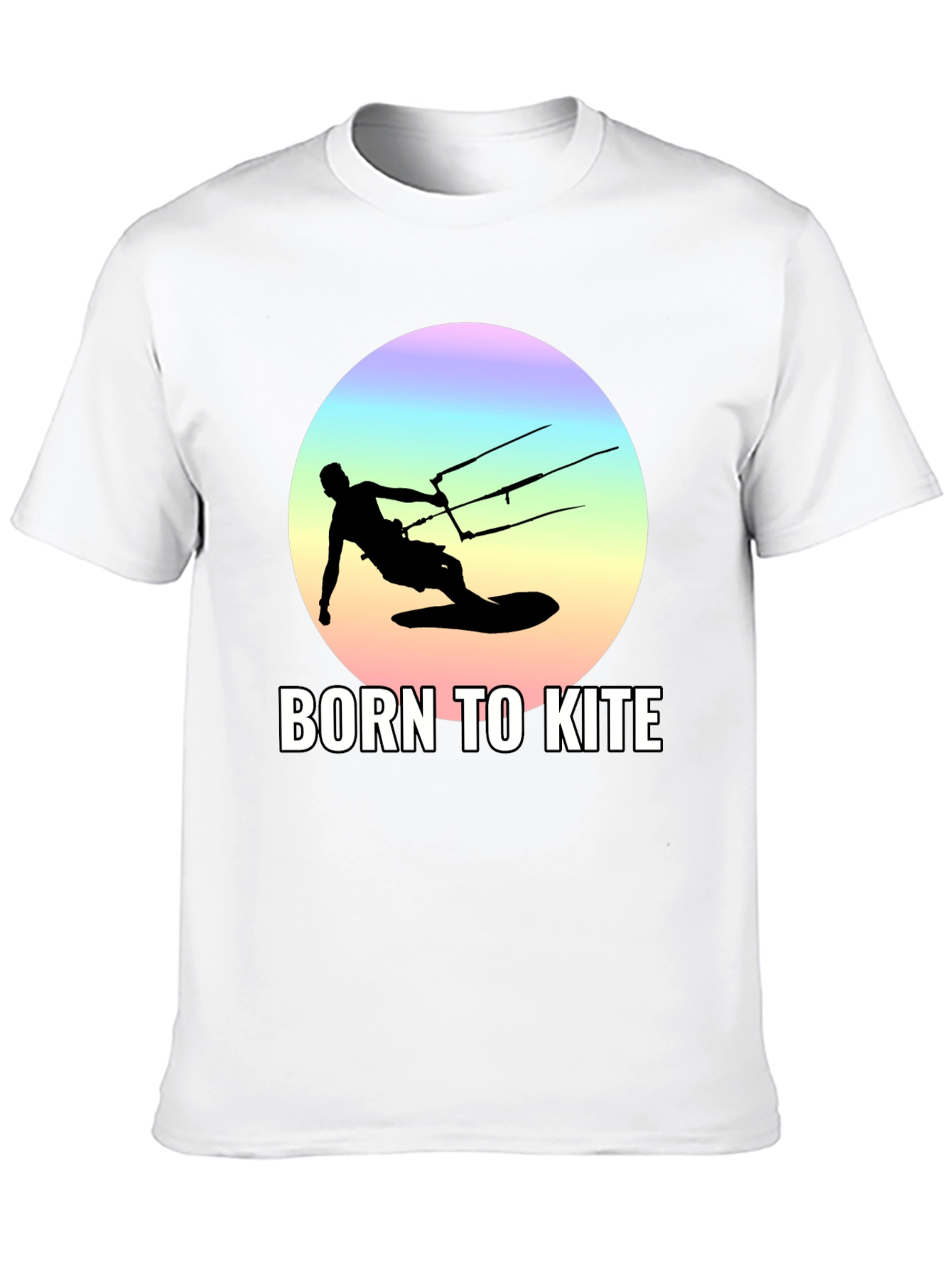 Born to Kite Black T-Shirt - Kitesurfing Apparel
