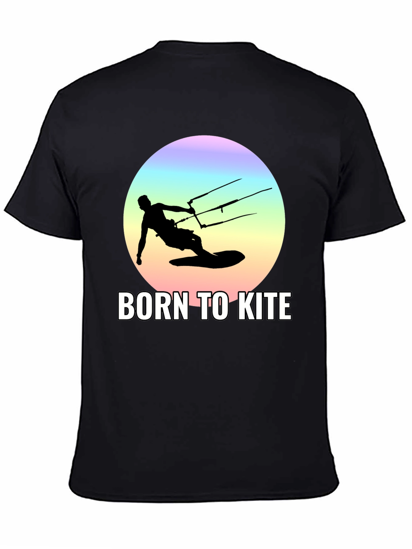 Born to Kite Black T-Shirt - Kitesurfing Apparel
