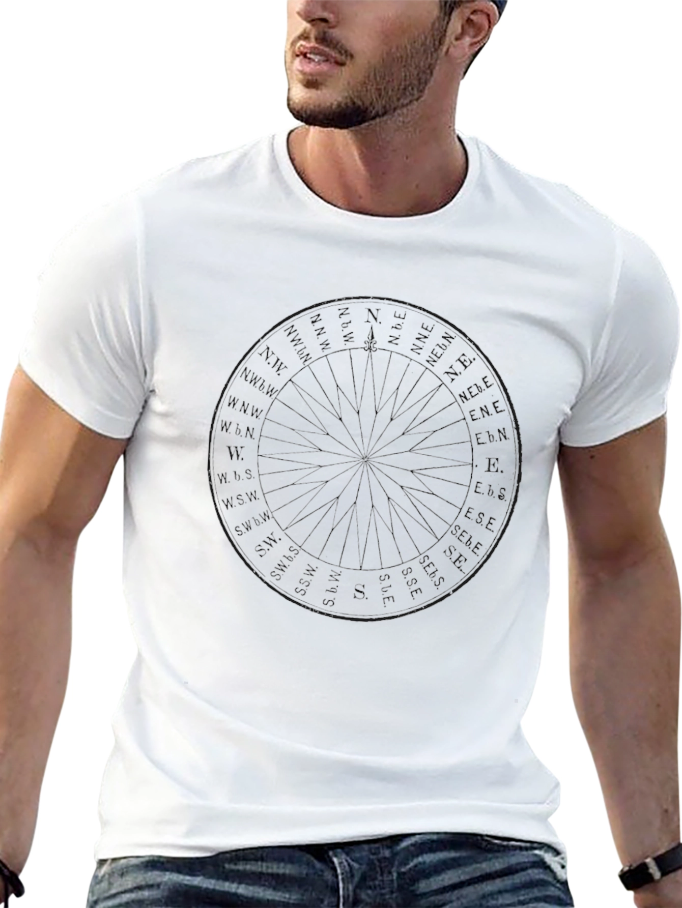 Mens Basic Black Crew Neck T-Shirt