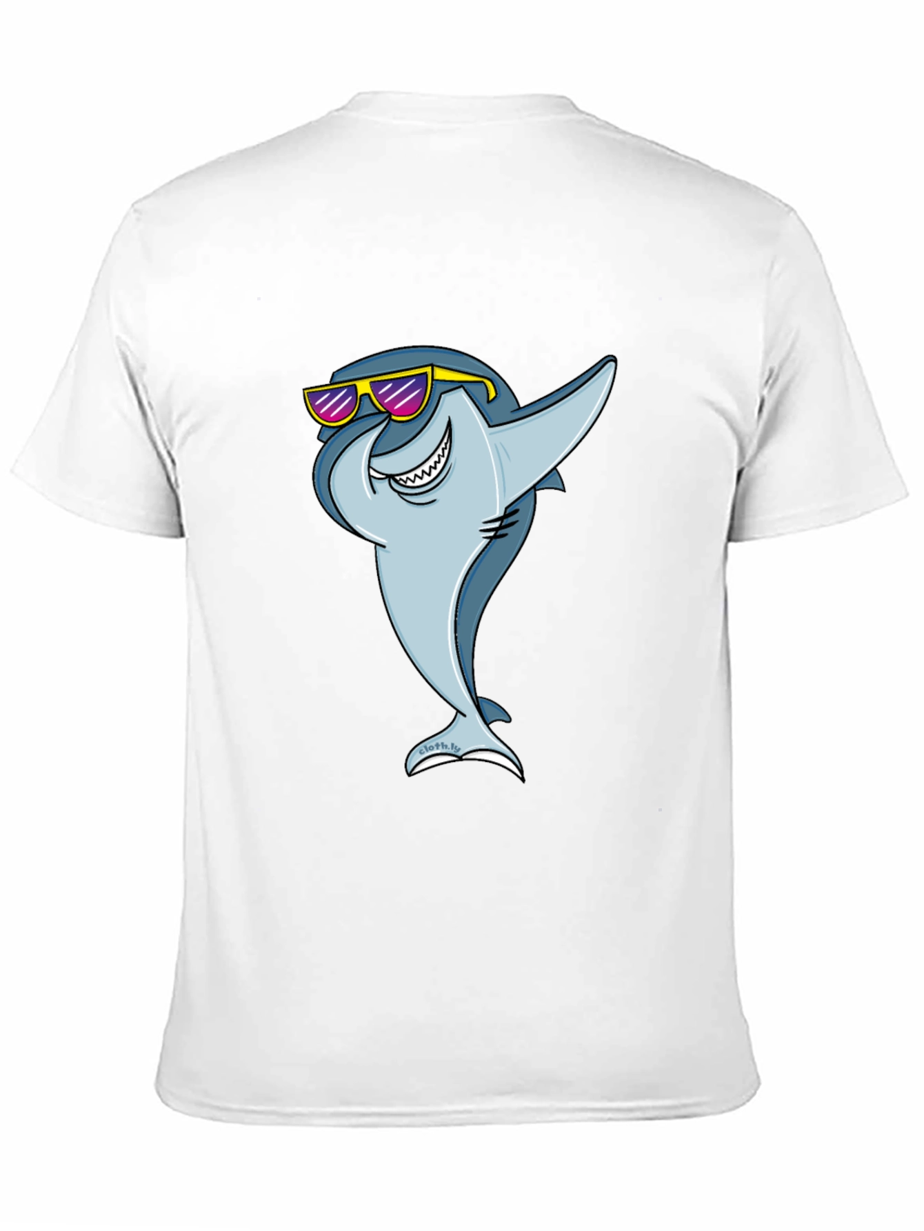 Cool Shark Graphic Tee - Black Cotton T-Shirt