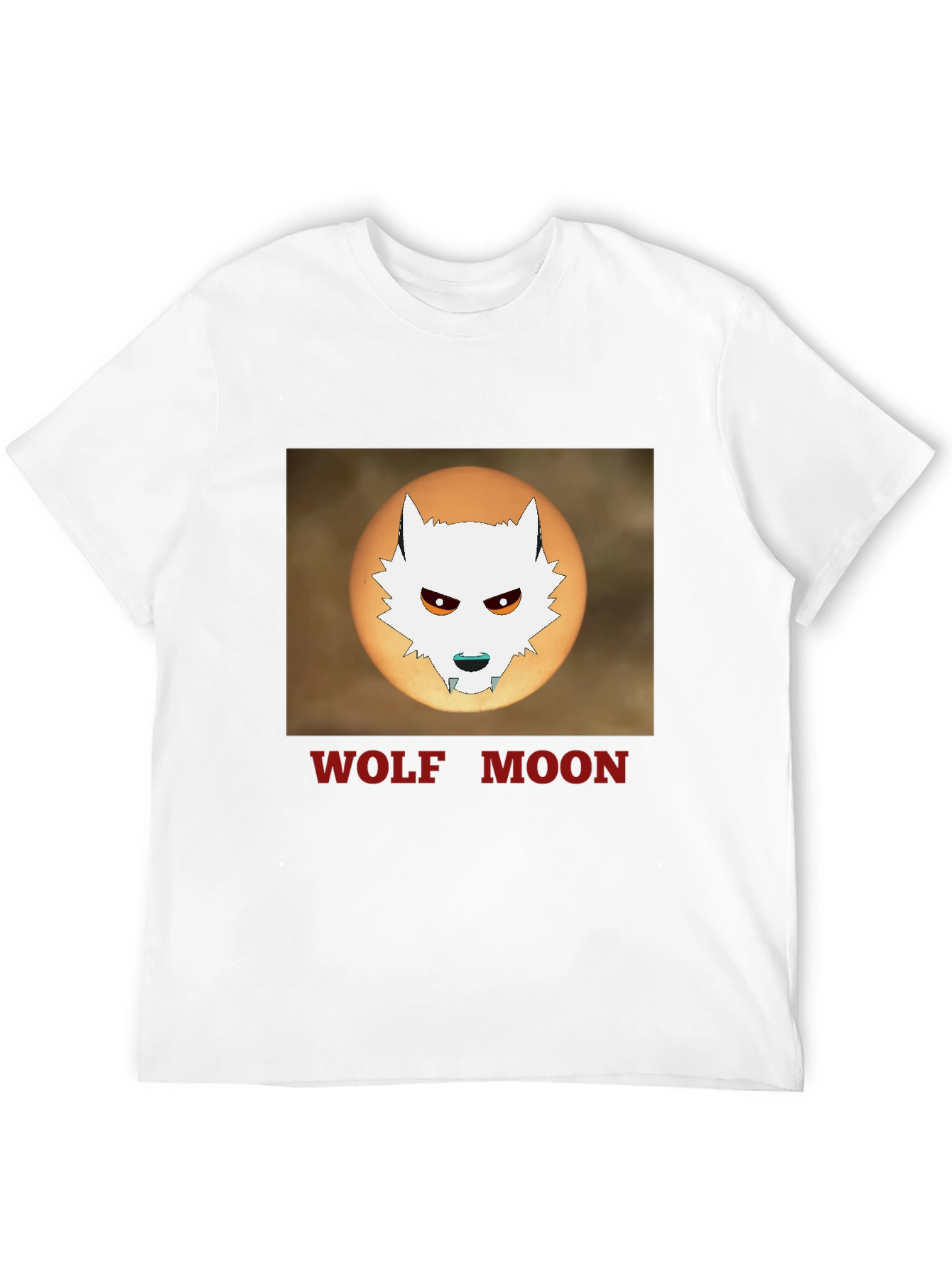 Wolf Moon Graphic T-Shirt - Black