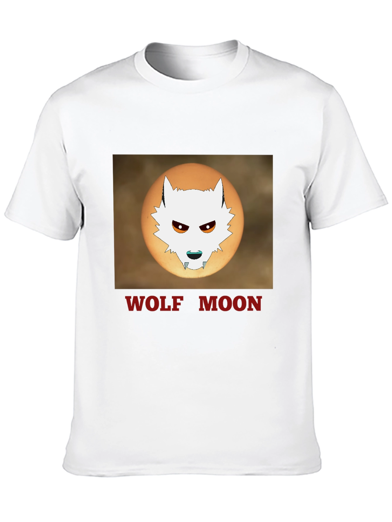 Wolf Moon Graphic T-Shirt - Black