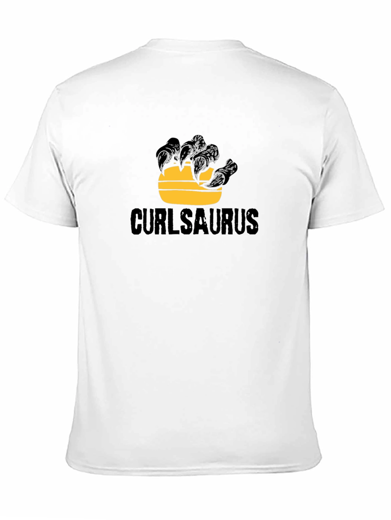 Curlsaurus Black Graphic Tee