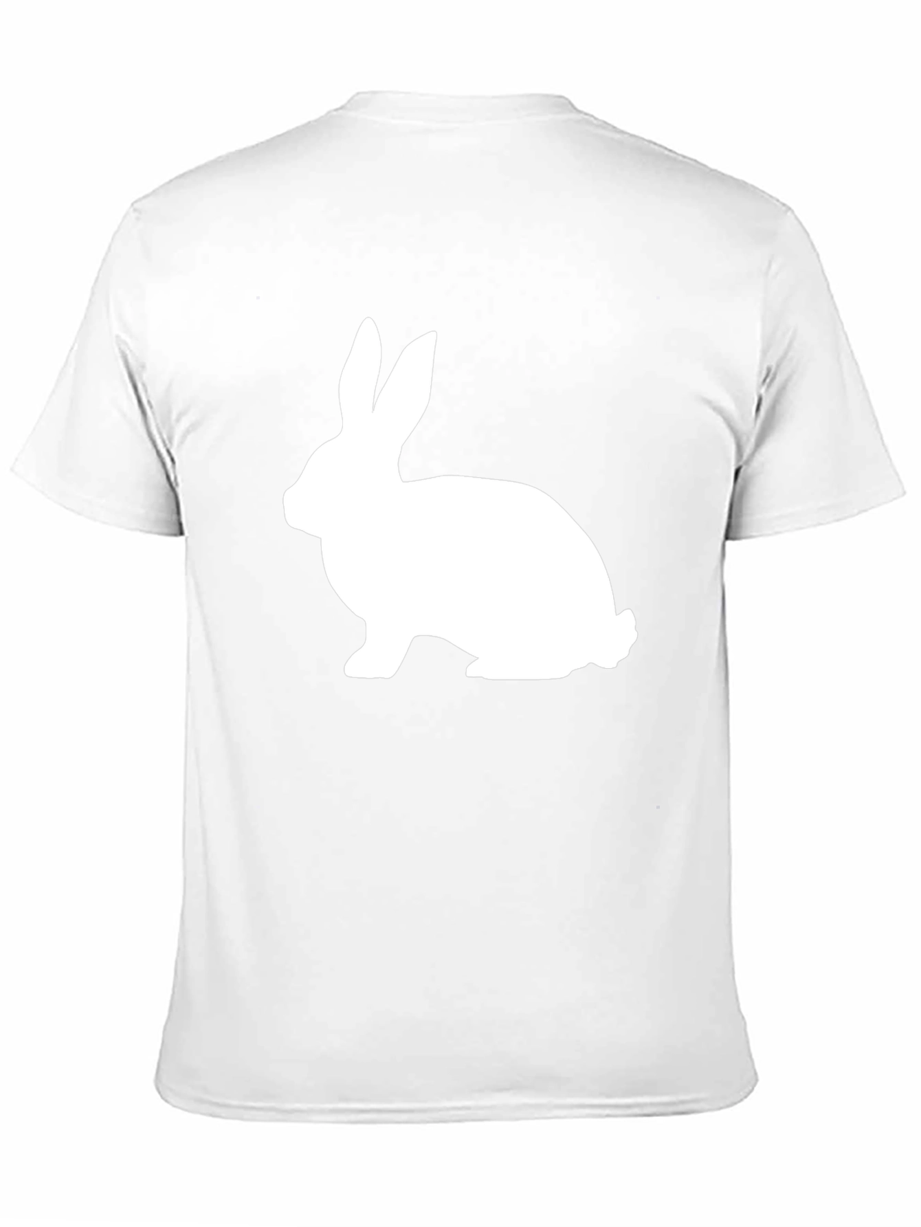 Rabbit Graphic Tee - Classic Black Cotton T-Shirt