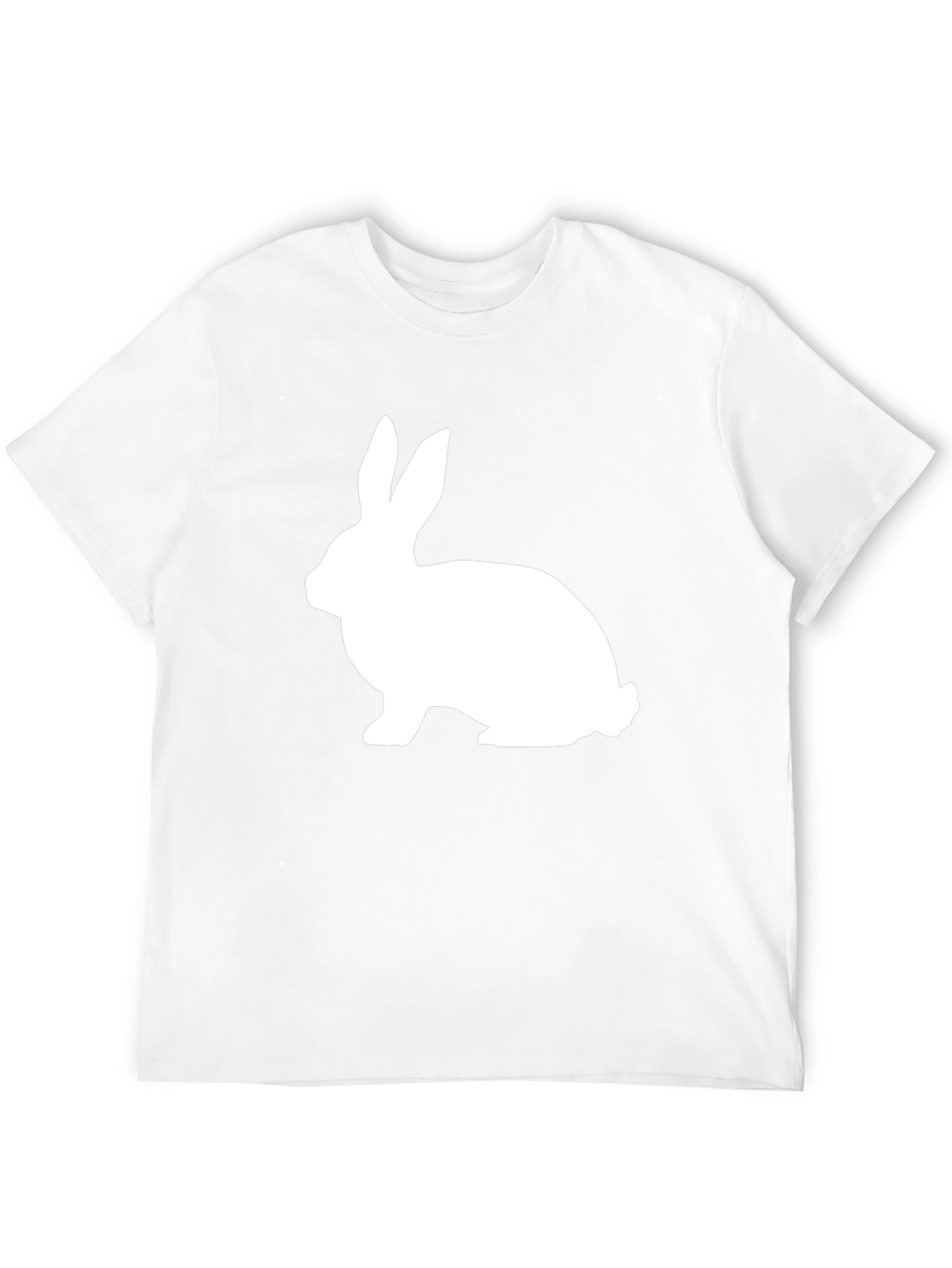 Rabbit Graphic Tee - Classic Black Cotton T-Shirt