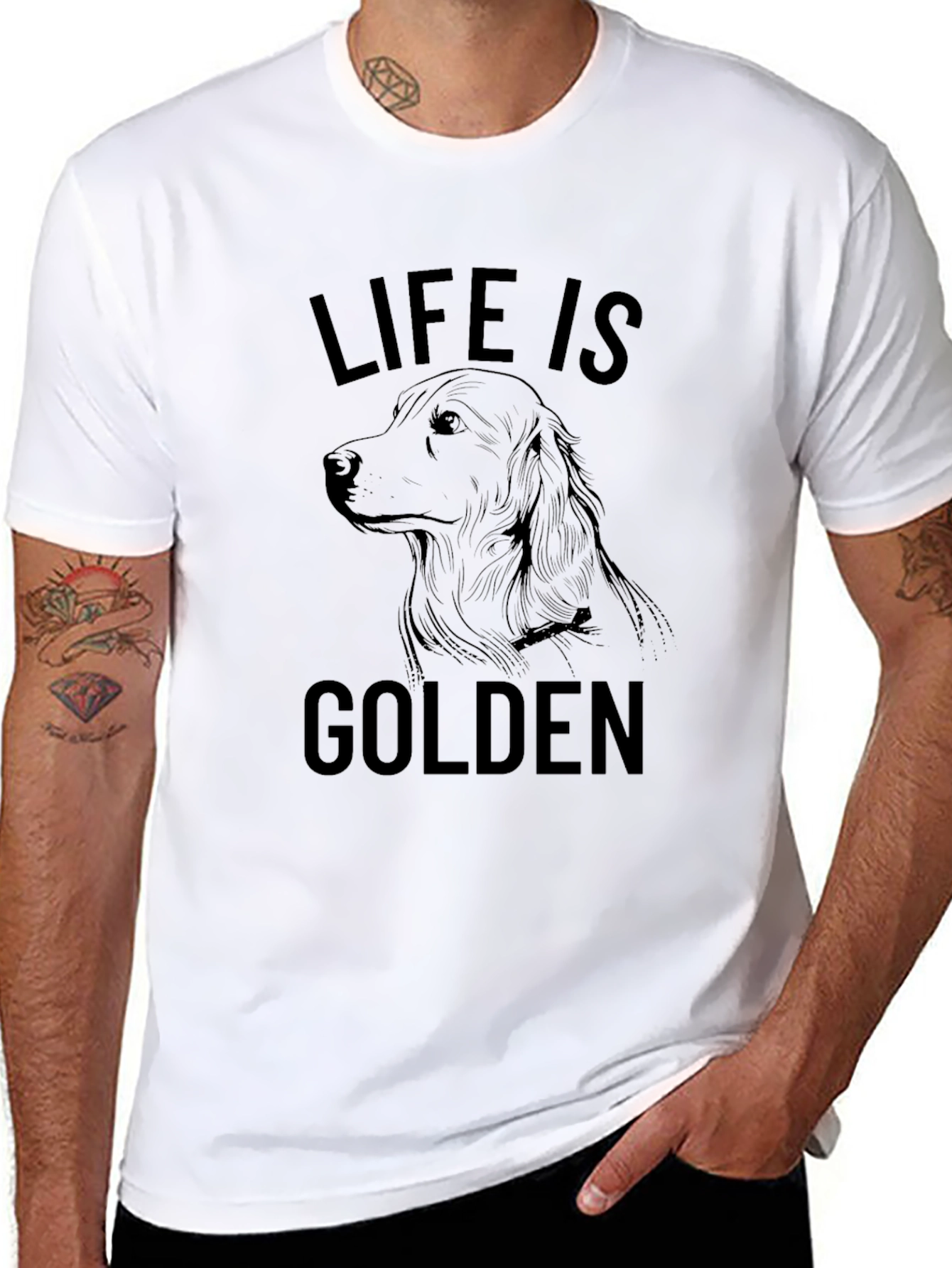 Life is Golden Dog T-Shirt
