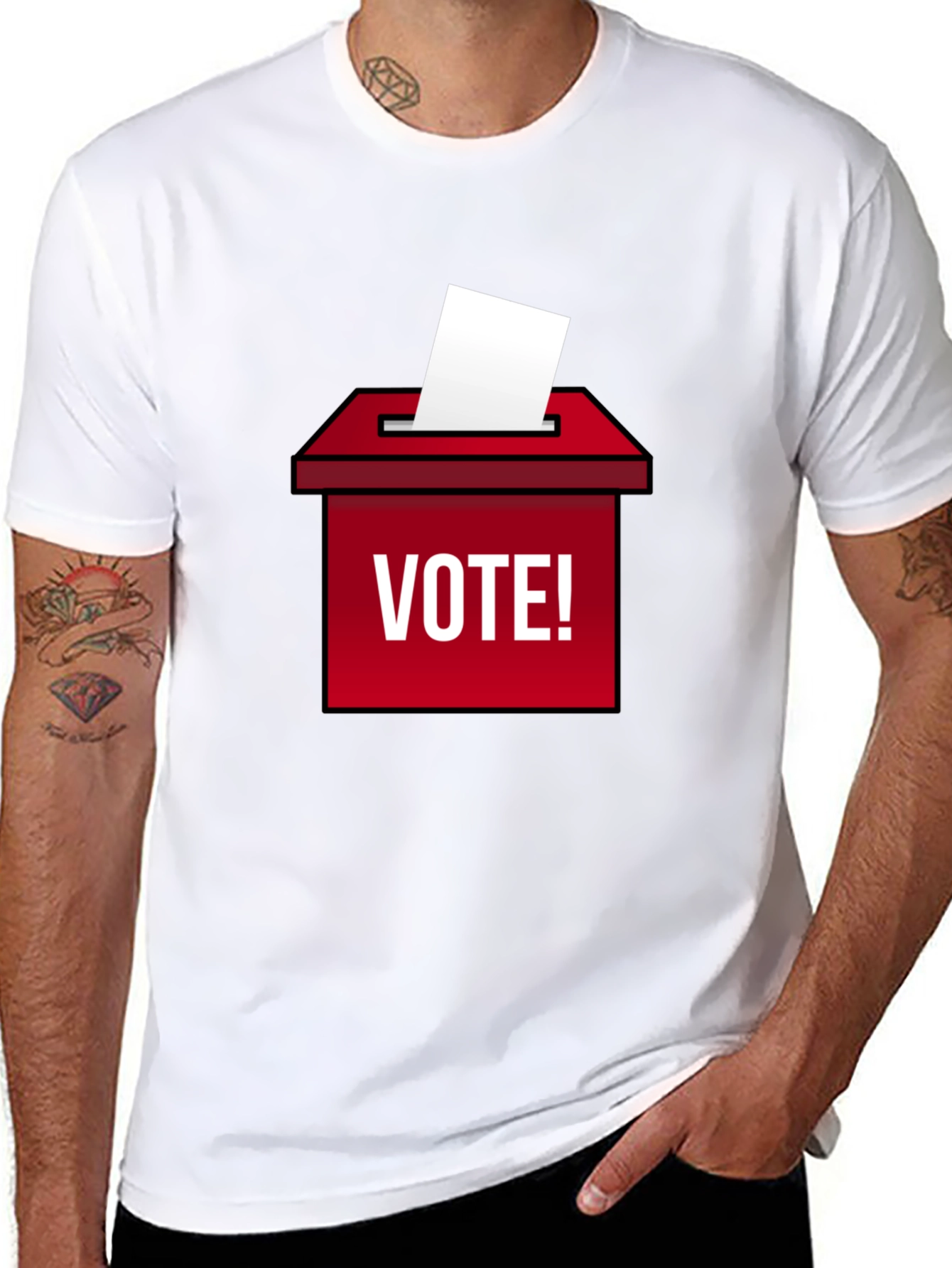 Vote! Graphic Tee - Patriotic Election T-Shirt