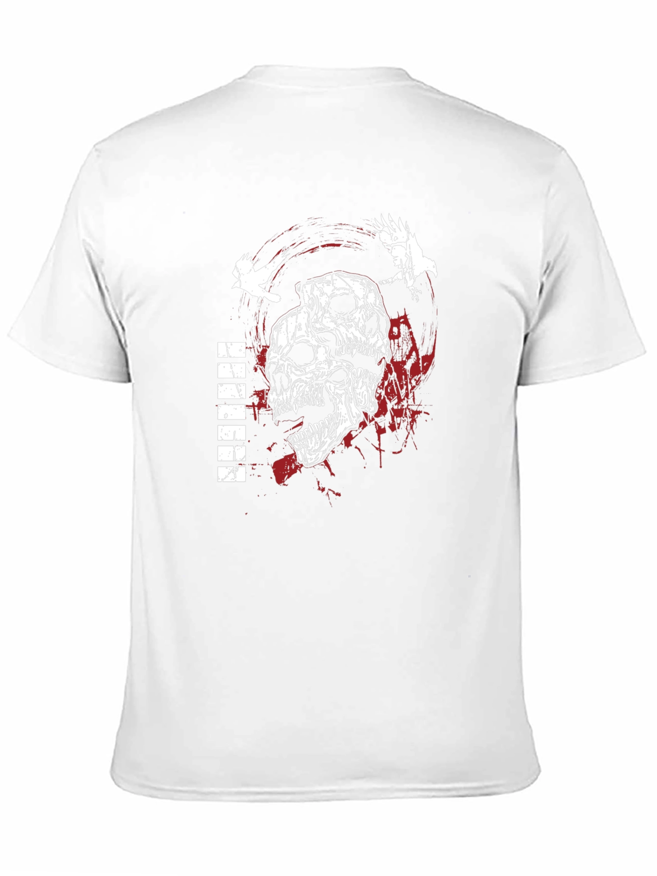 Skull & Raven Graphic Tee - Dark Aesthetic T-Shirt