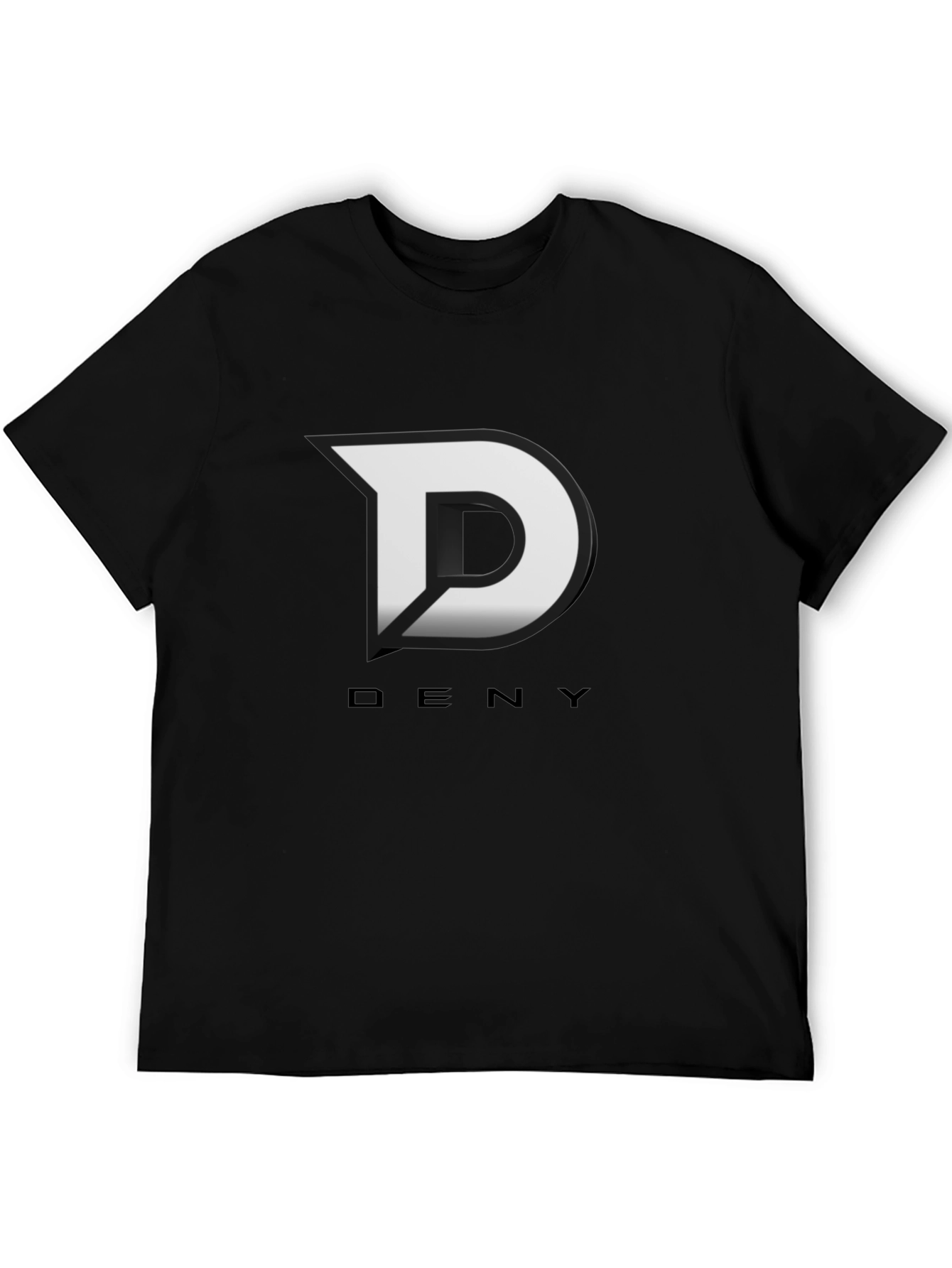 Deny Logo Graphic T-Shirt - Black
