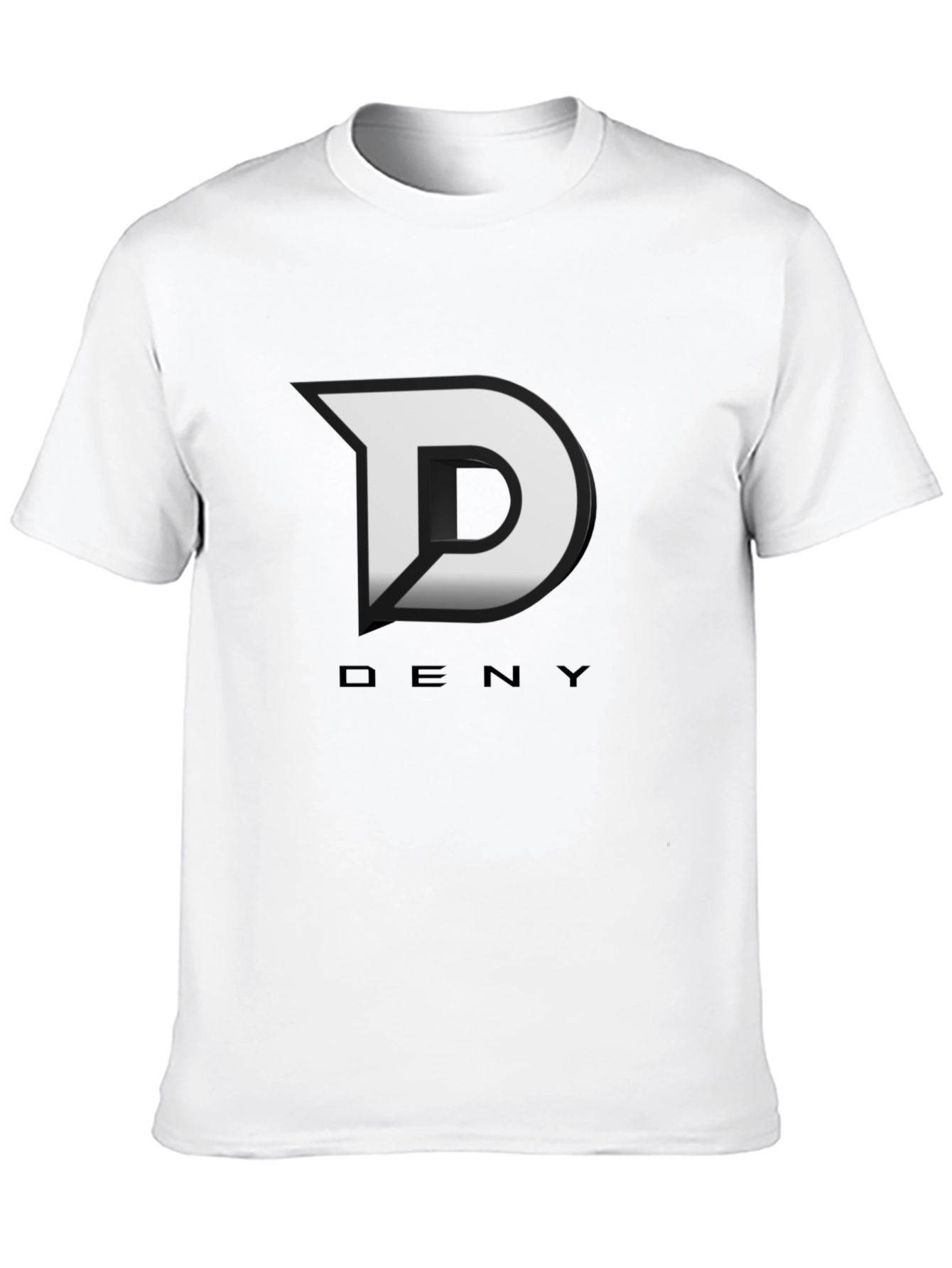 Deny Logo Graphic T-Shirt - Black
