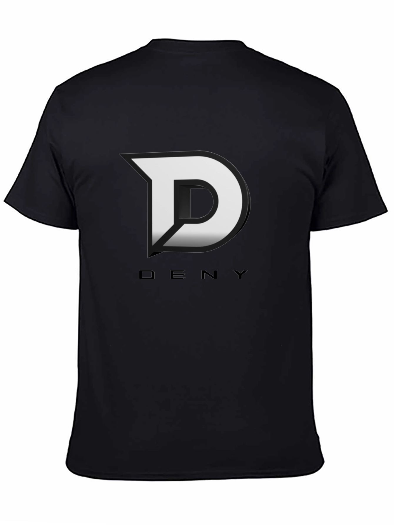 Deny Logo Graphic T-Shirt - Black