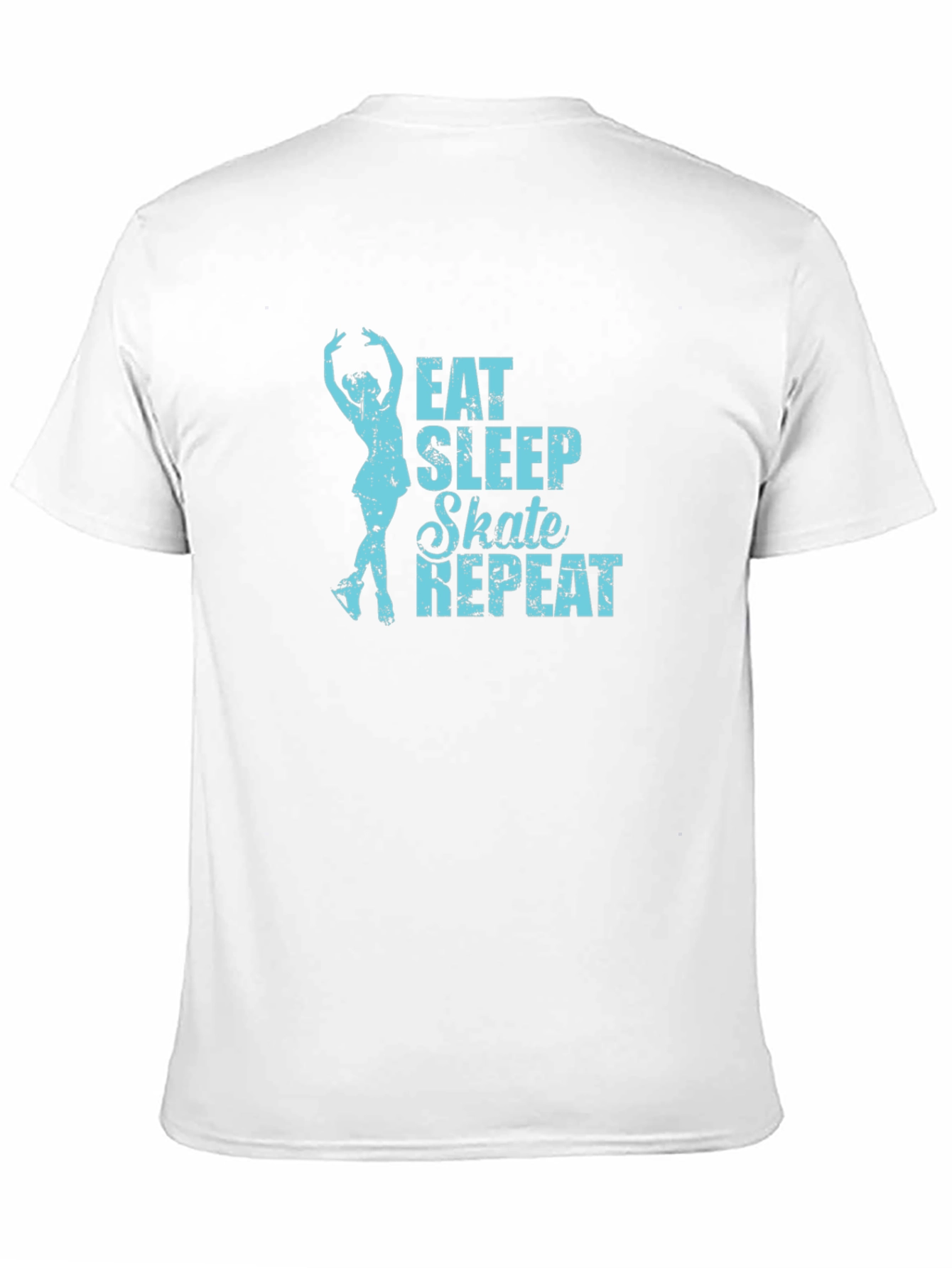 Eat Sleep Skate Repeat Black T-Shirt
