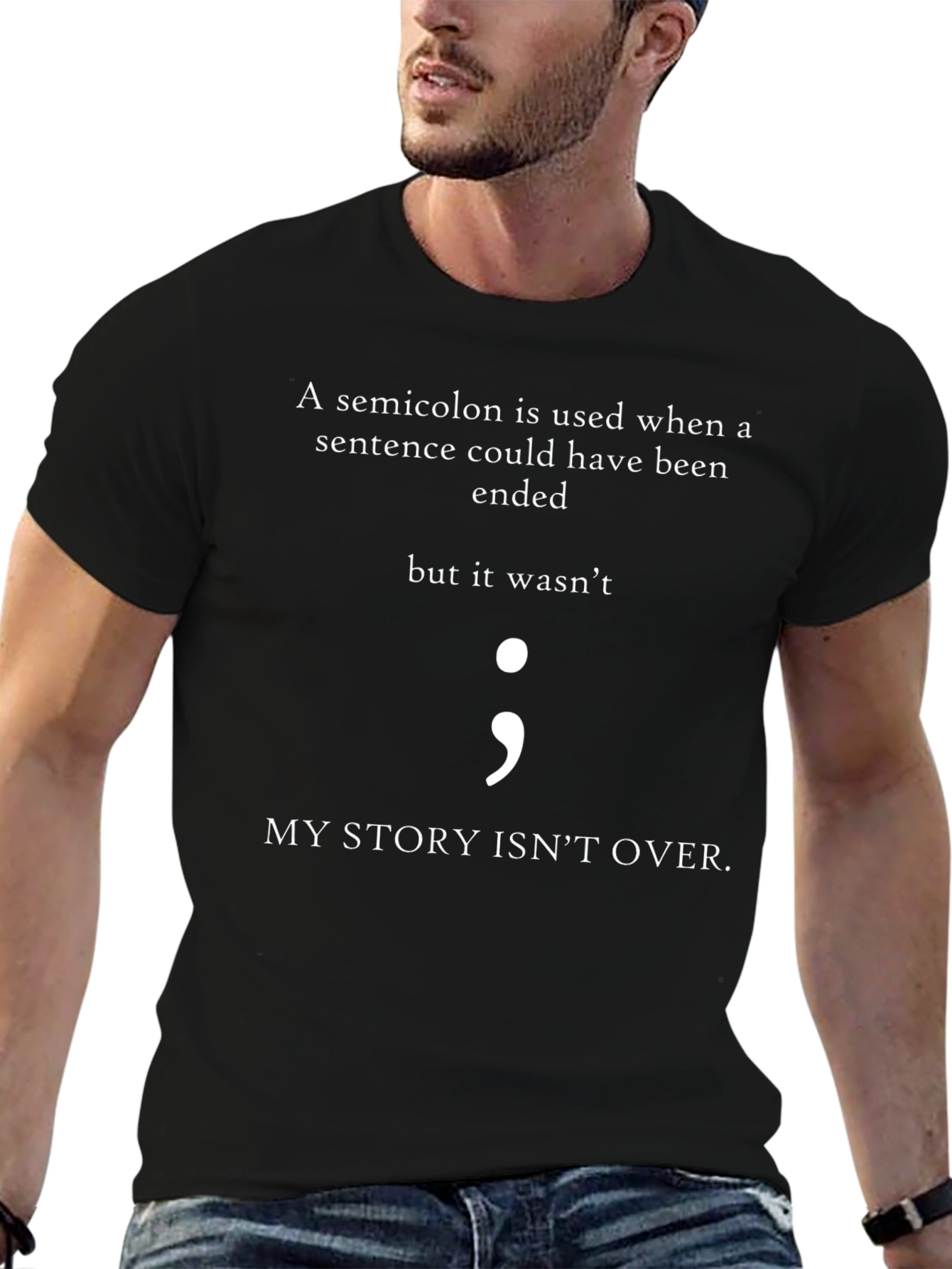 Semicolon My Story Isnt Over T-Shirt
