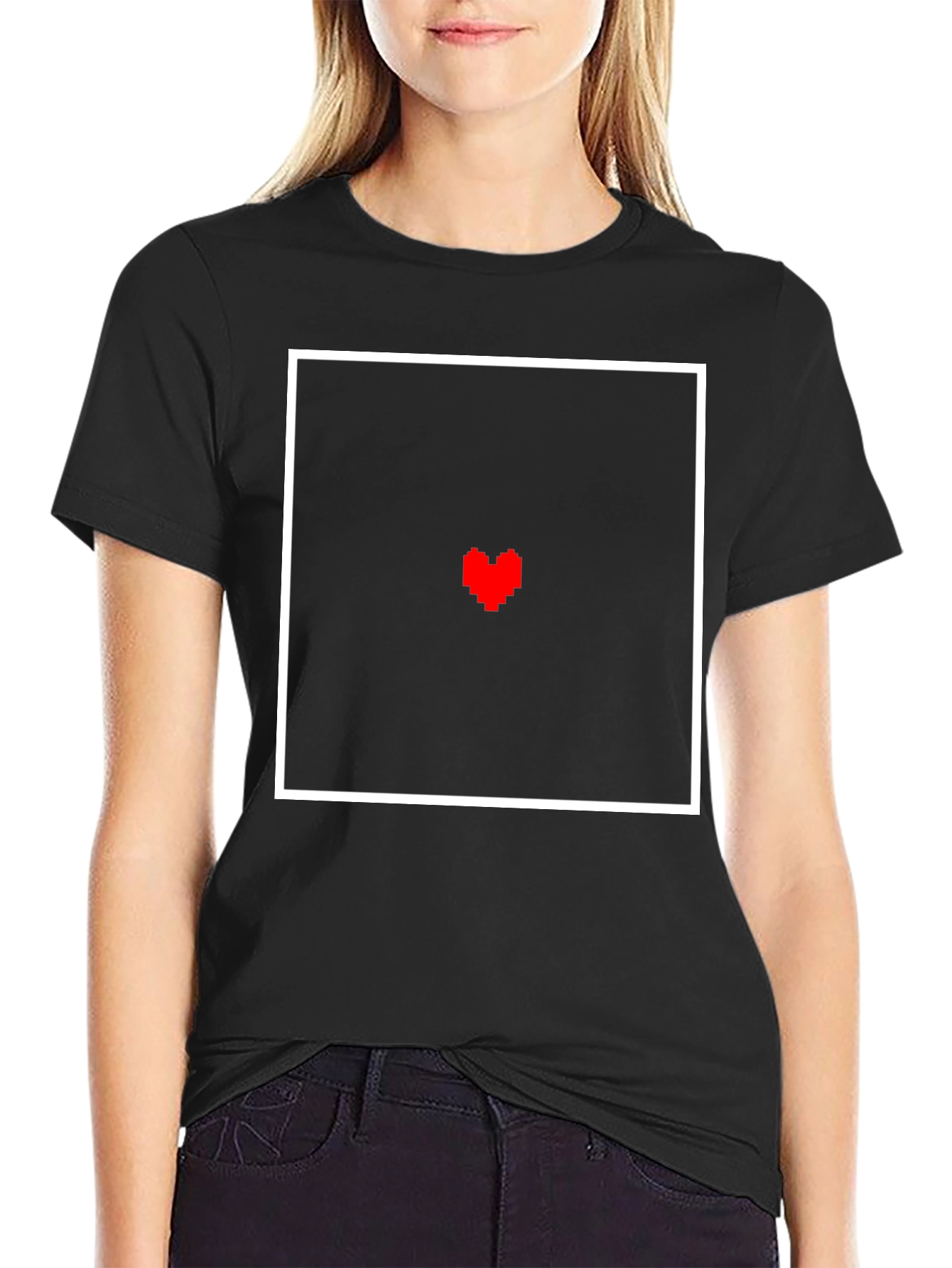 Pixel Heart T-Shirt - Undertale Style