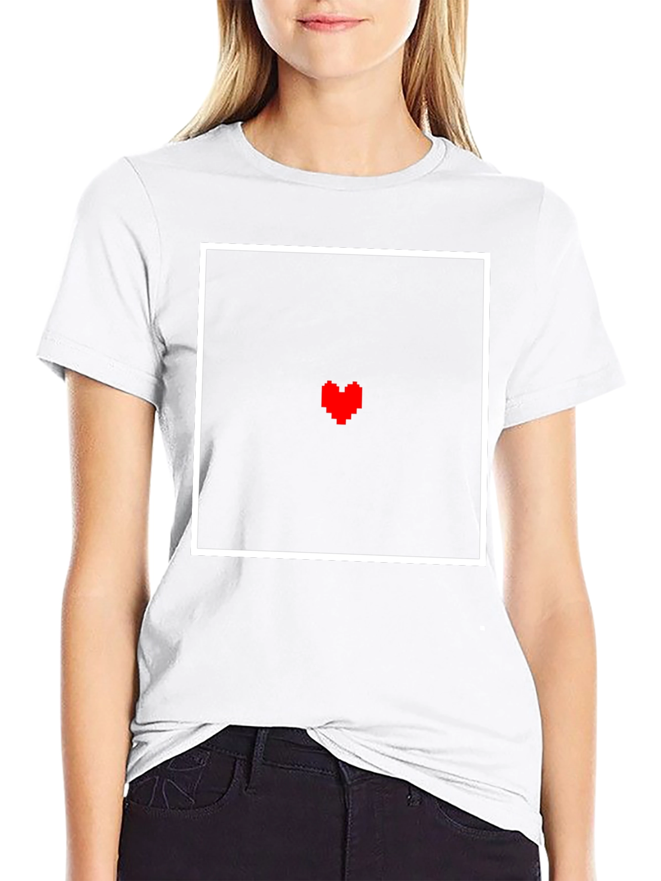 Pixel Heart T-Shirt - Undertale Style