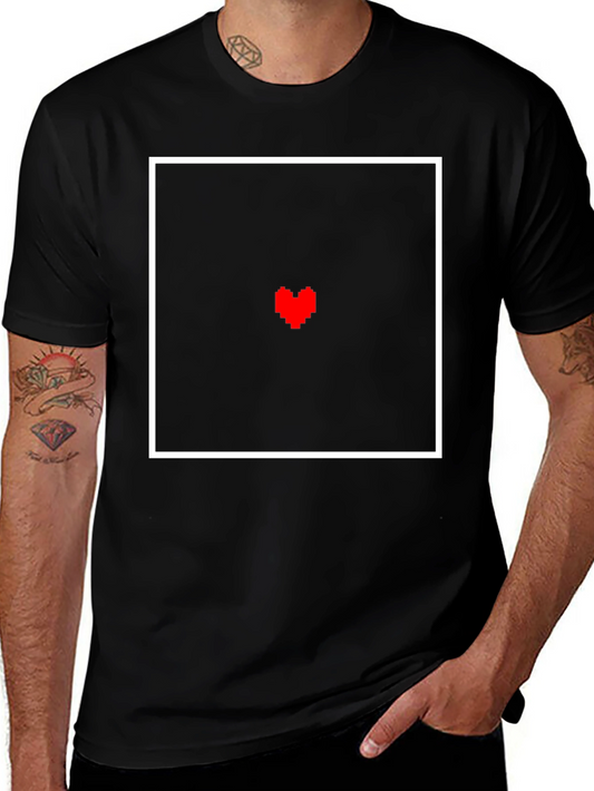 Pixel Heart T-Shirt - Undertale Style