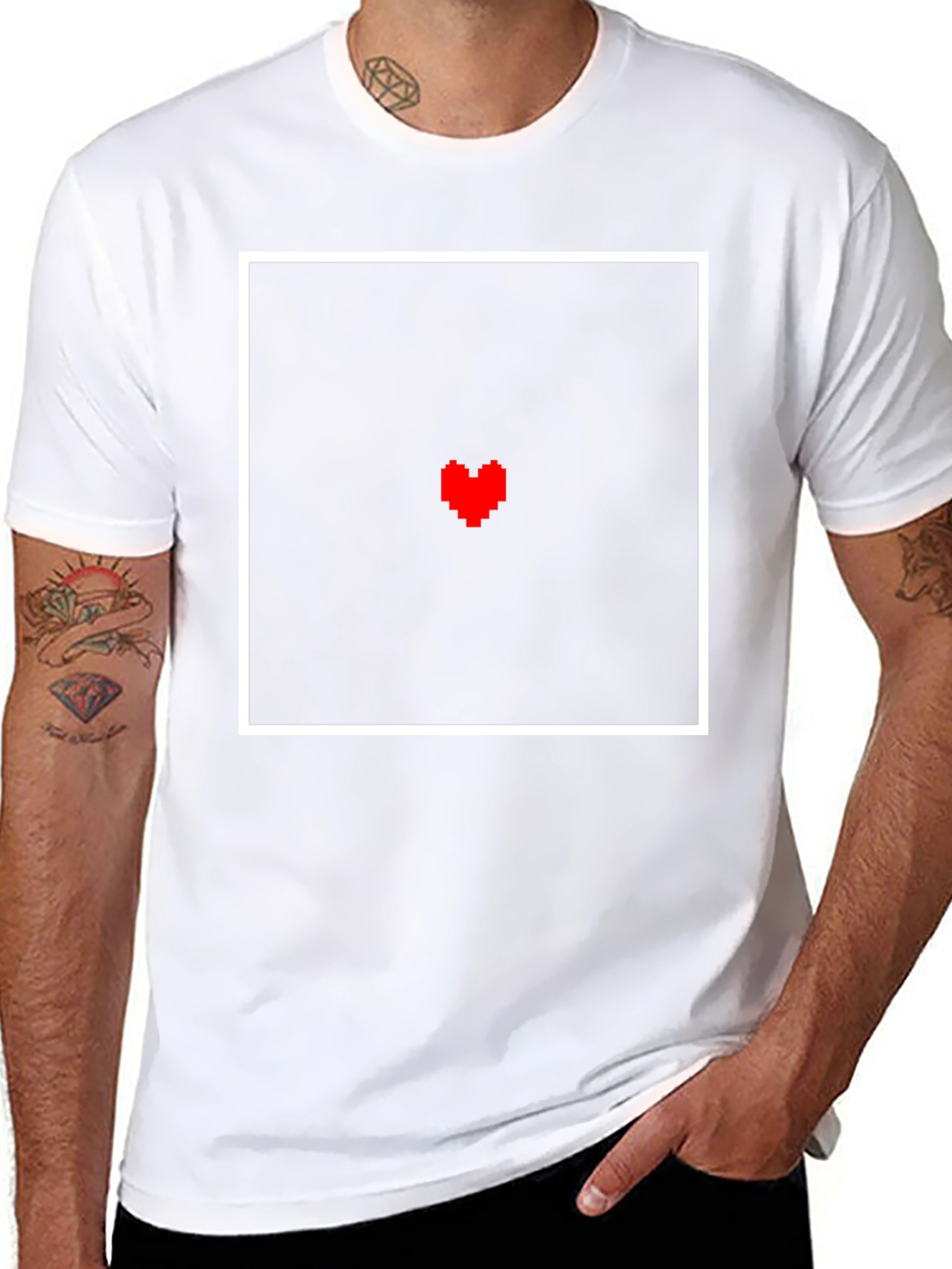 Pixel Heart T-Shirt - Undertale Style