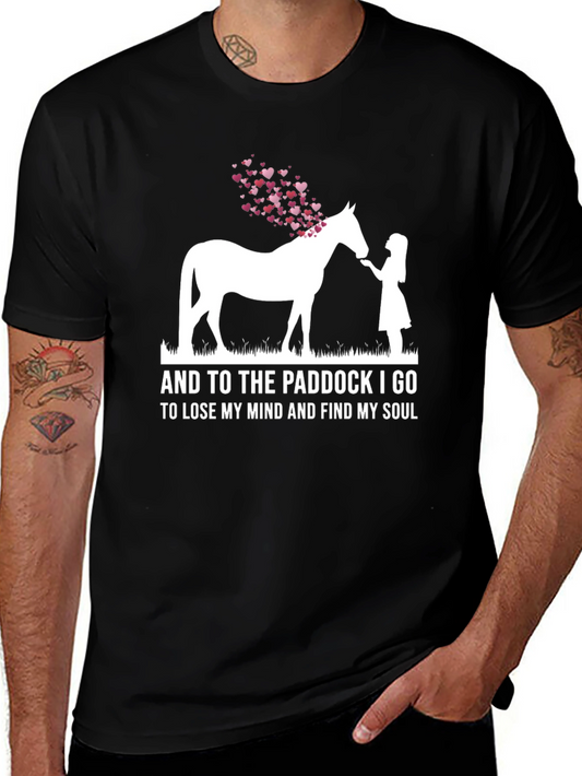 Horse Lover T-Shirt - Lose Your Mind Find Your Soul